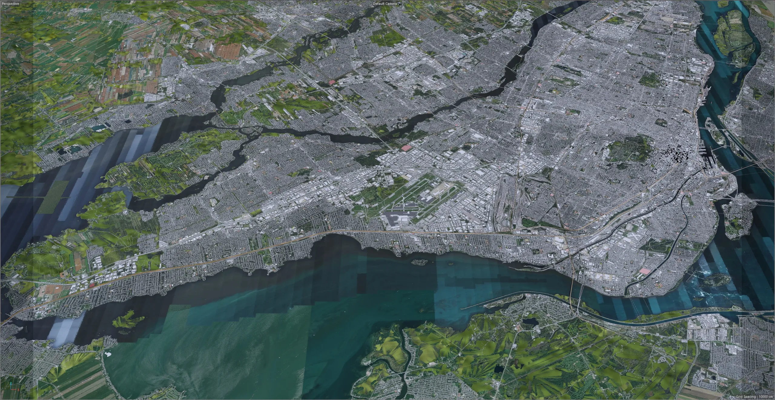 Montreal City 3D Model 75km