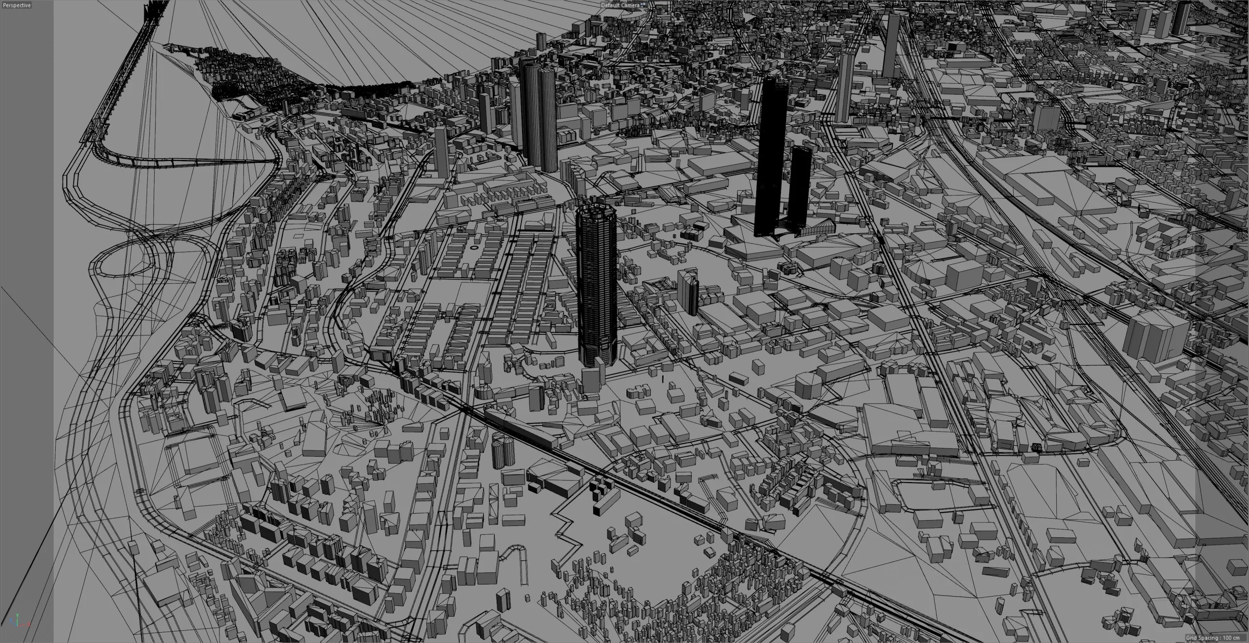 Mumbai City India 3D Model 50km