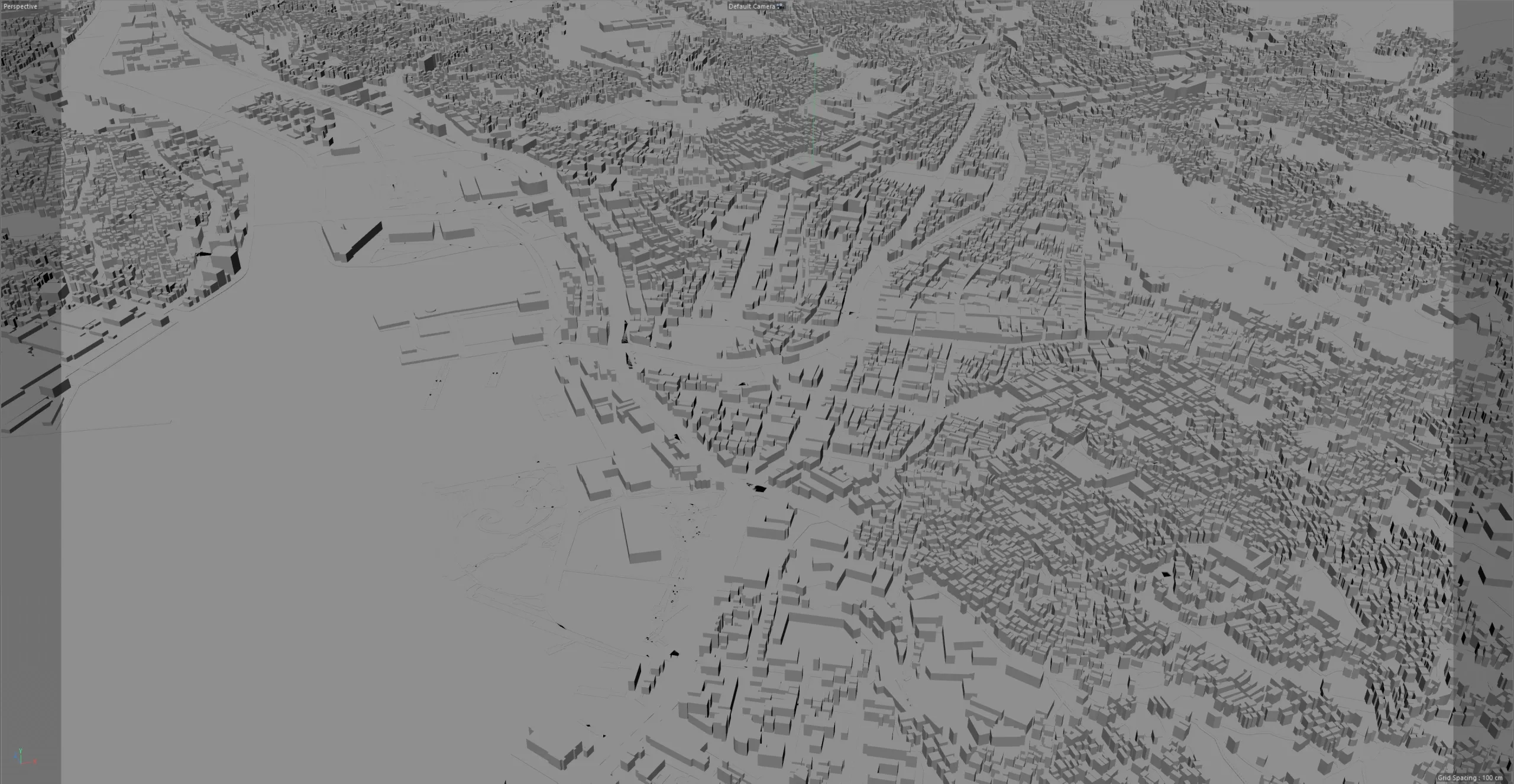 Nagasaki City Japan 3D Model 60KM