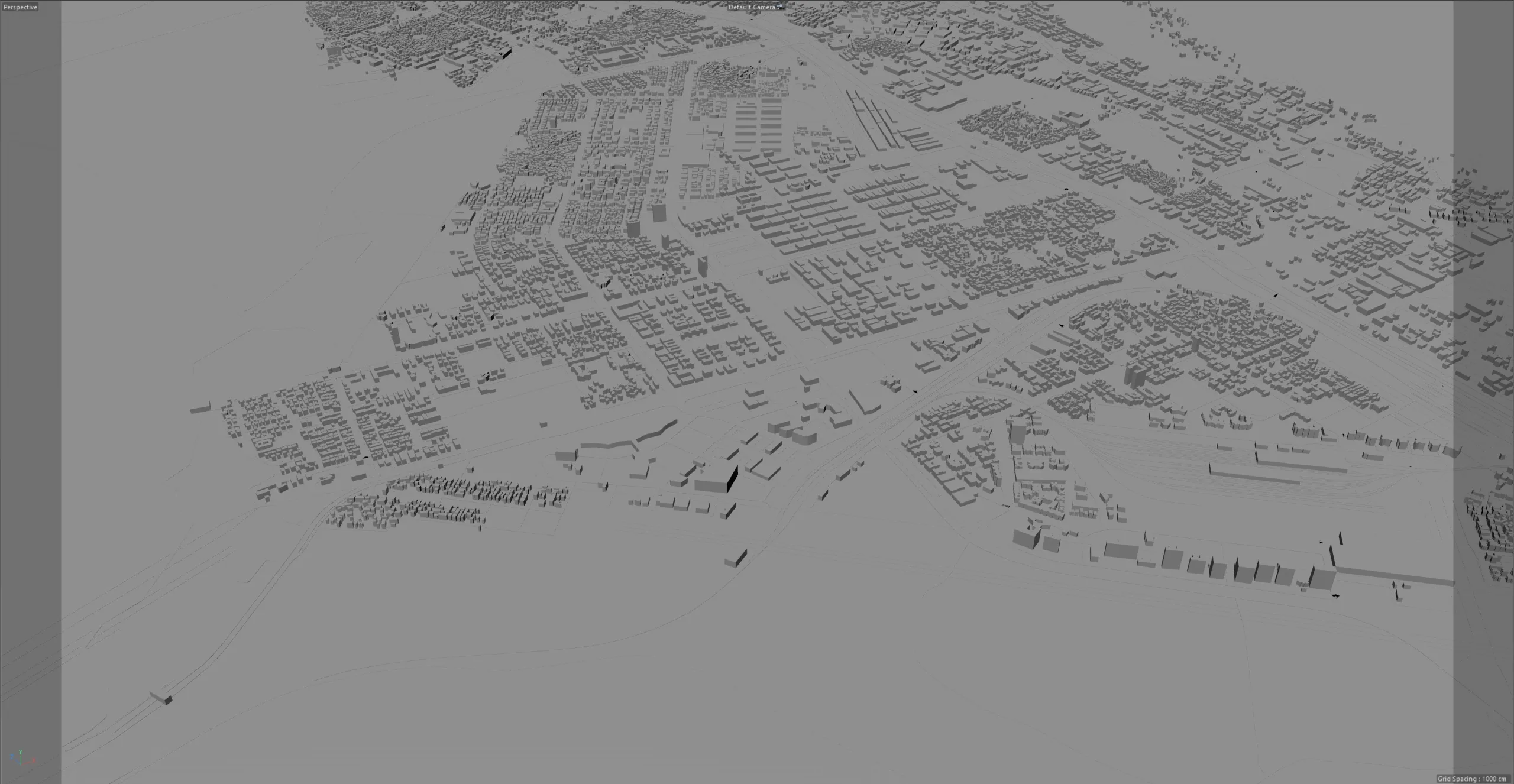 Navi Mumbai City India 3D Model 60KM