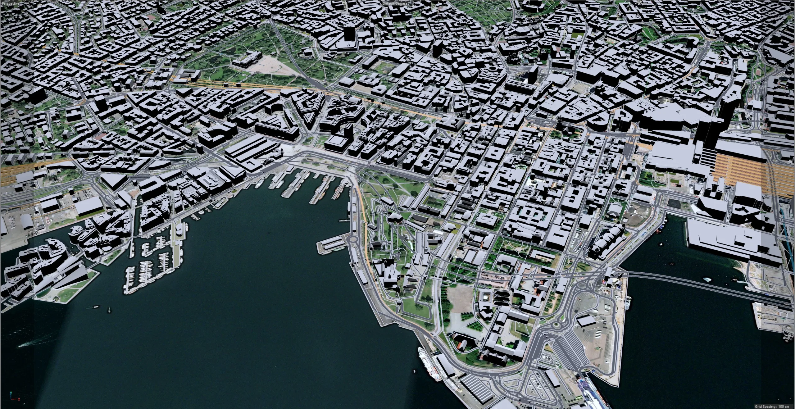 Oslo City Norway 3D Model 30km
