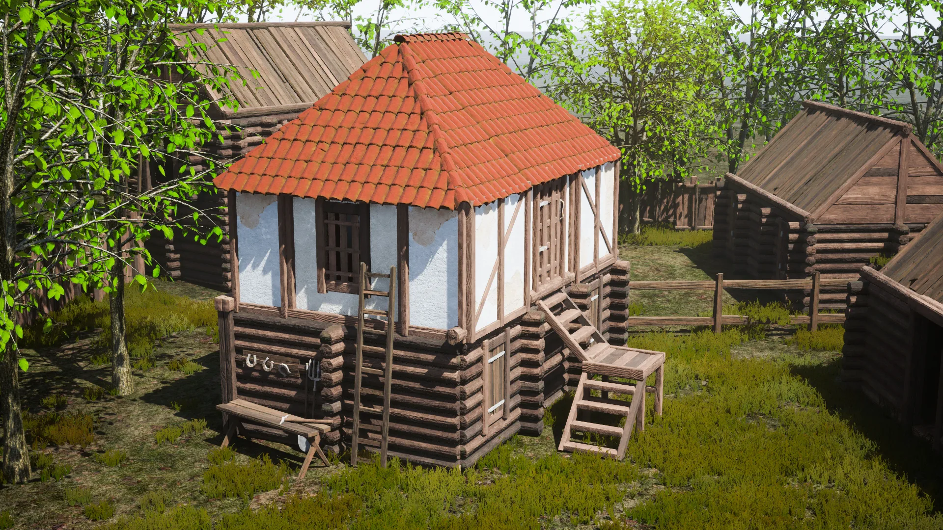 Modular Medieval Buildings Asset Pack UE5/Blender