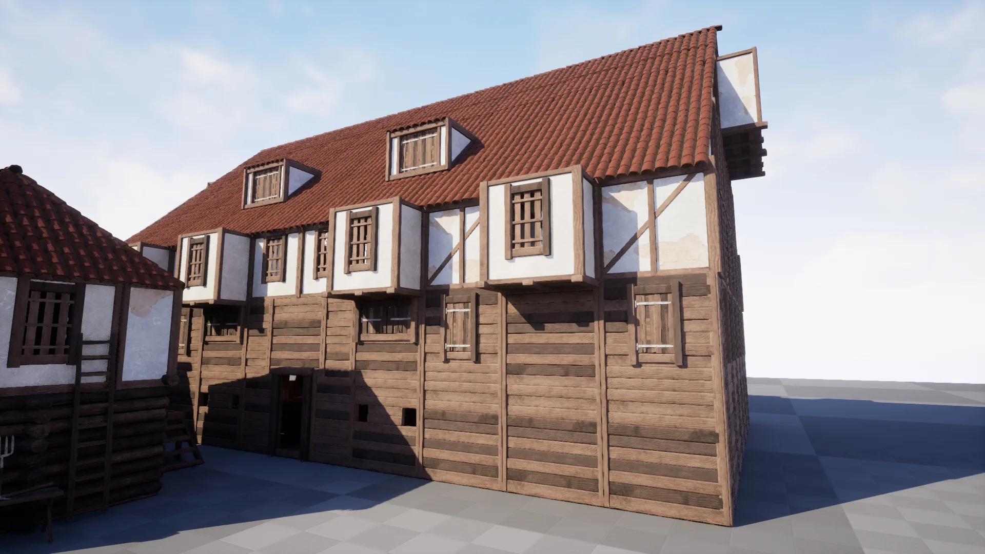 Modular Medieval Buildings Asset Pack UE5/Blender