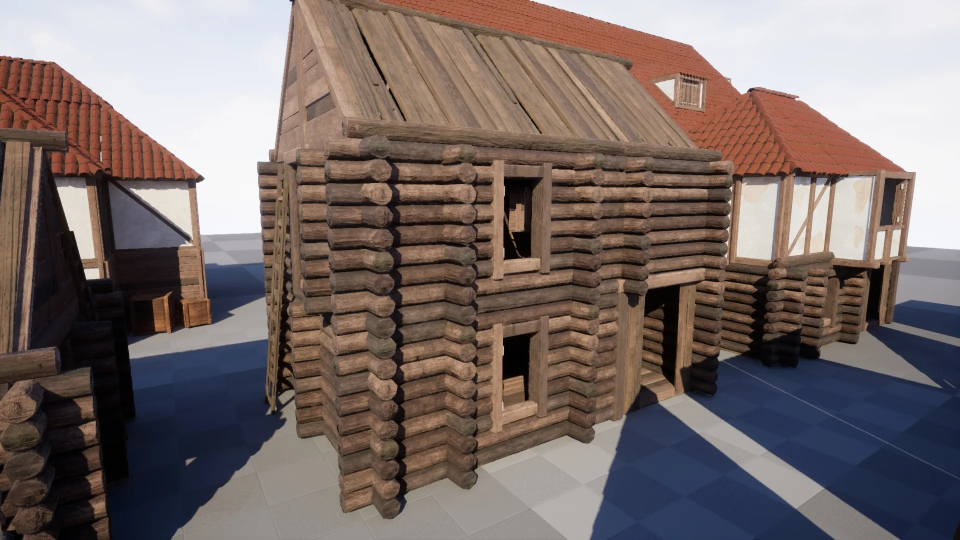 Modular Medieval Buildings Asset Pack UE5/Blender