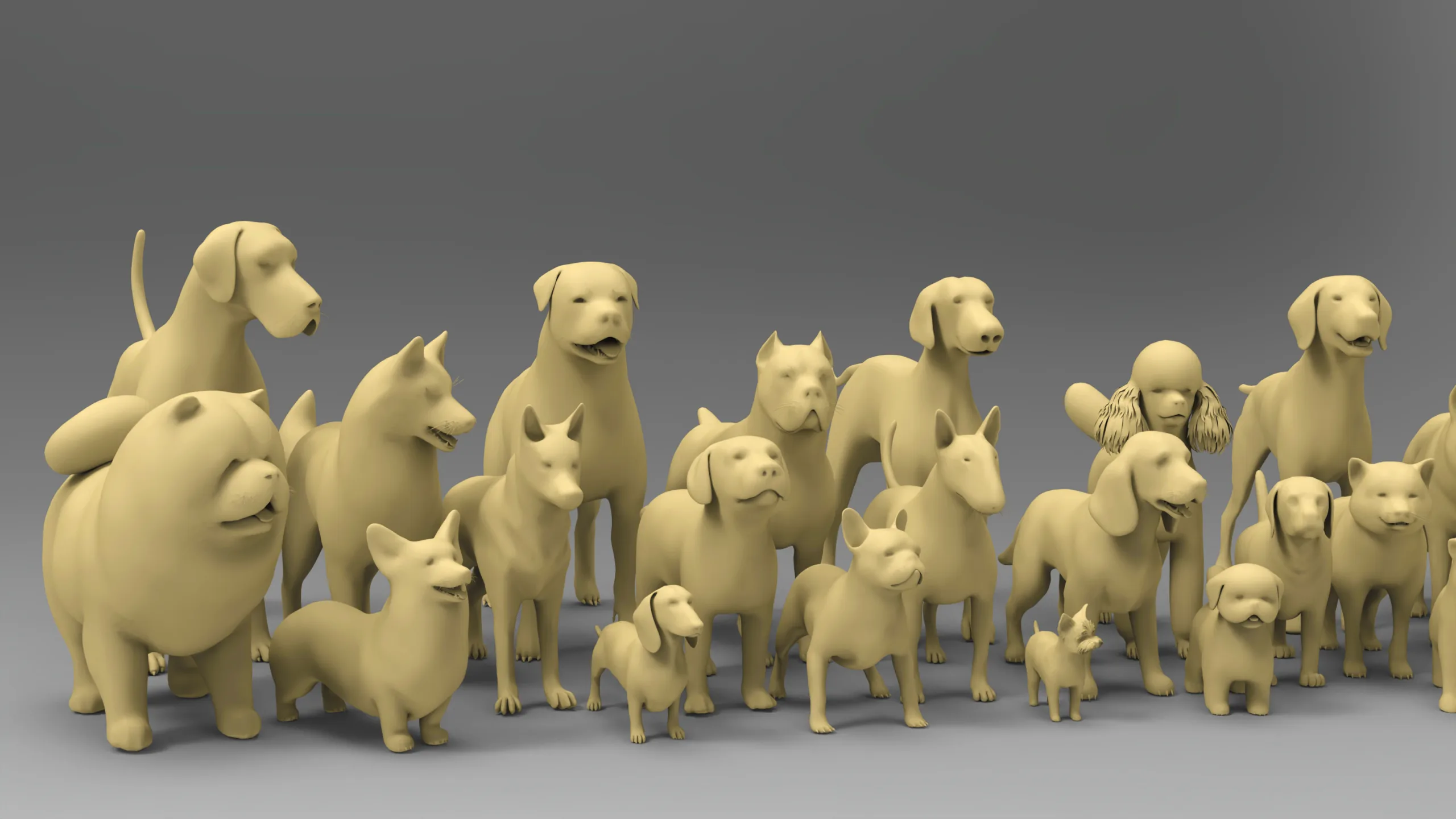 25 Basemesh dog collection