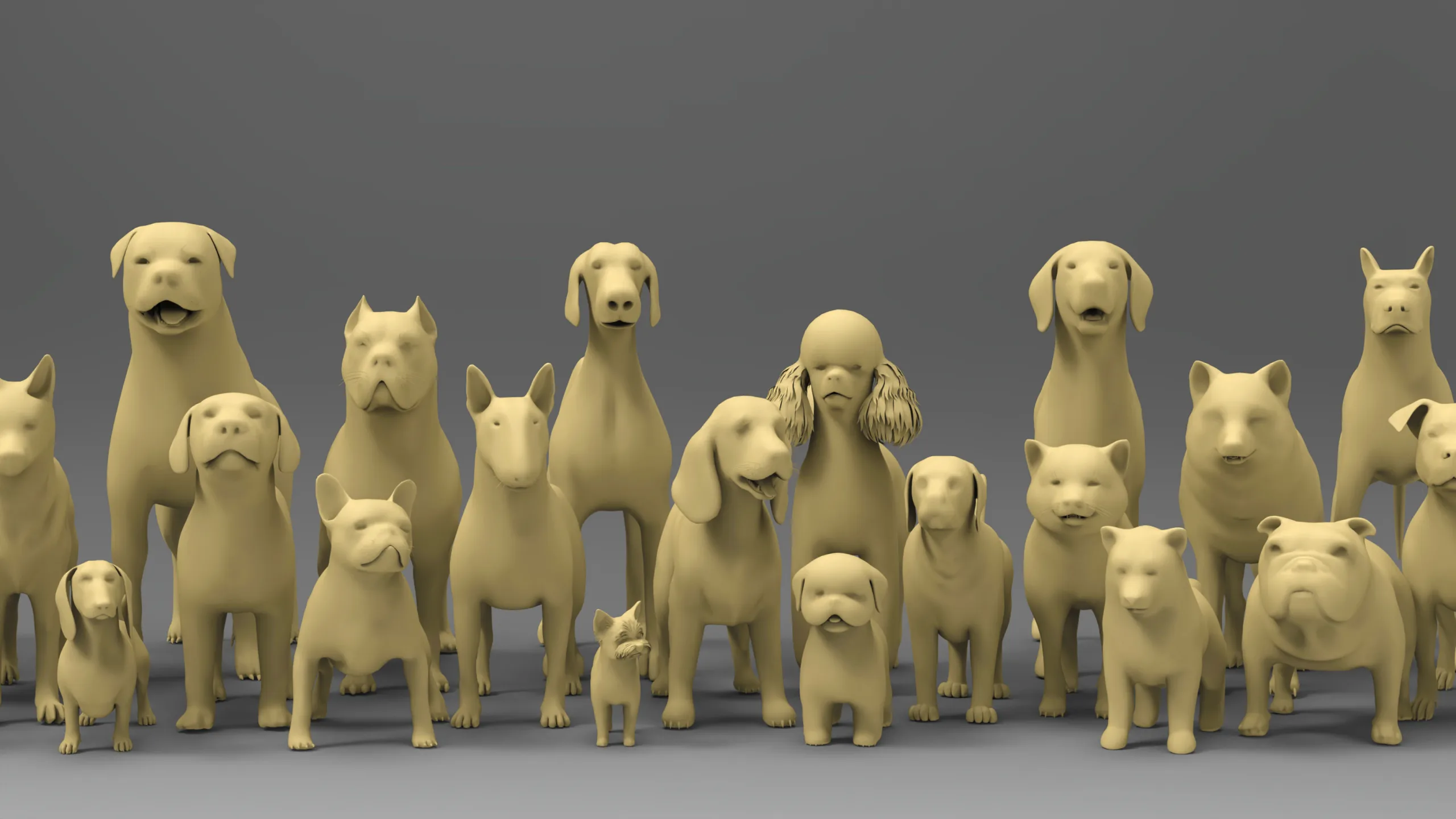 25 Basemesh dog collection