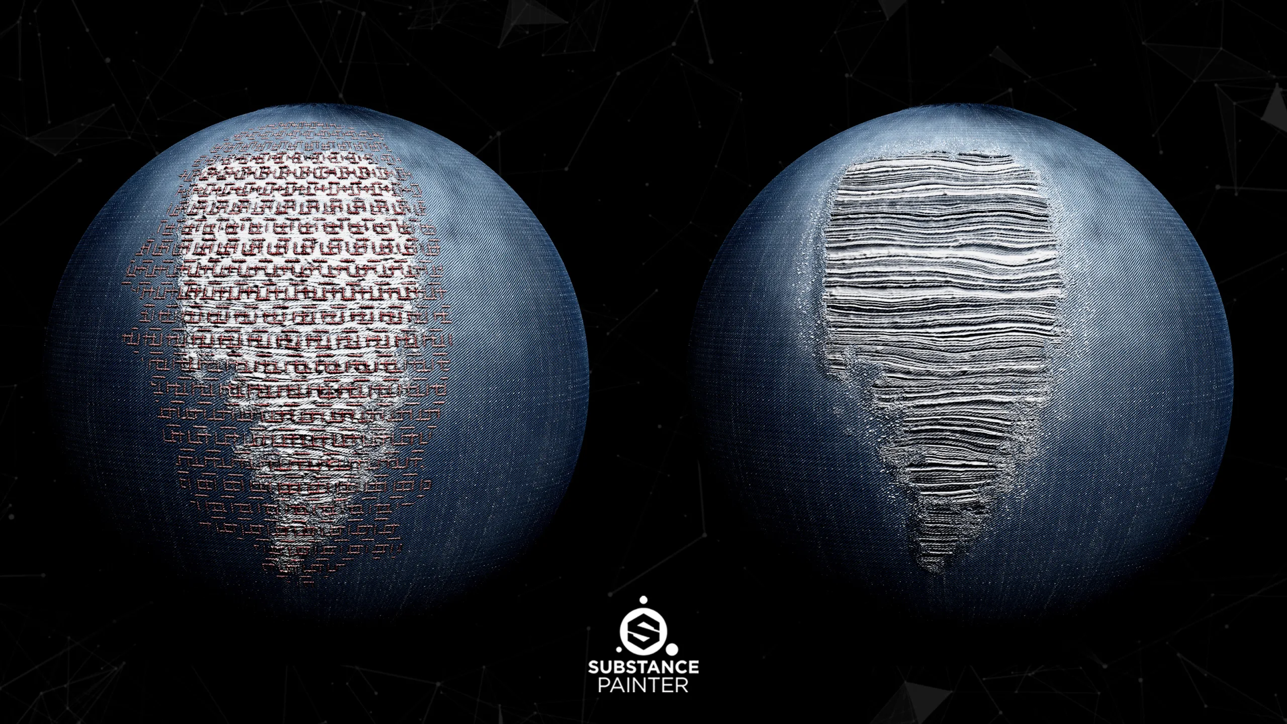 Ripped jeans effect brush for substance painter_VOL03