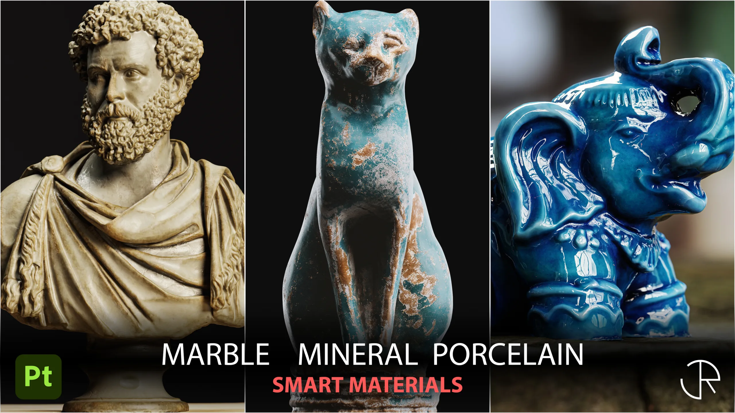 Marble & Mineral & Porcelain Smart Materials