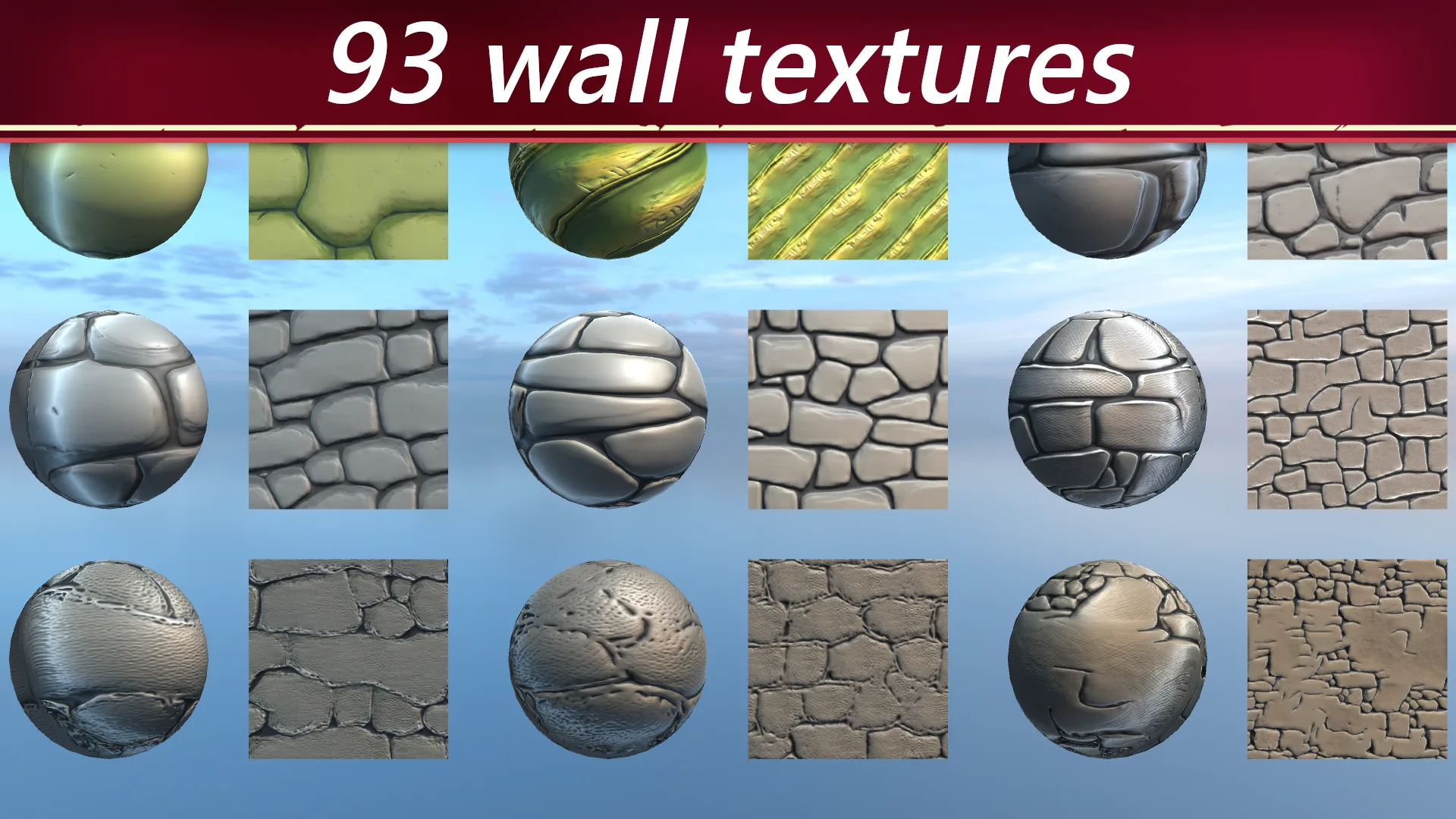 500 Stylized Materials/Texture Sets