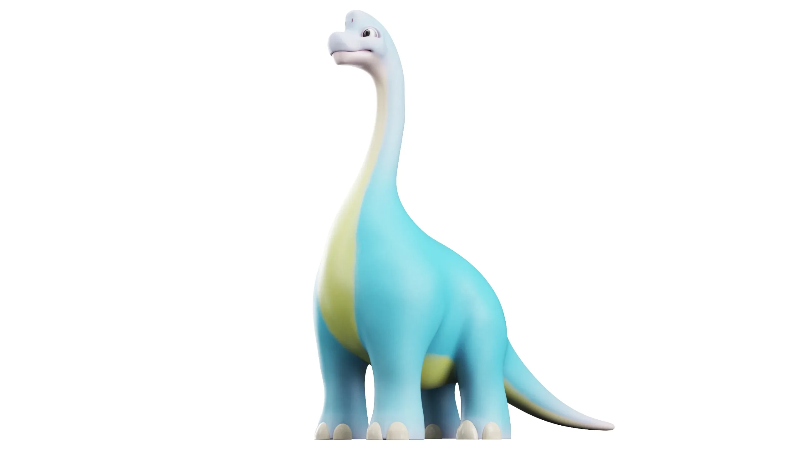 Cartoon Dinosaur Brachiosaurus