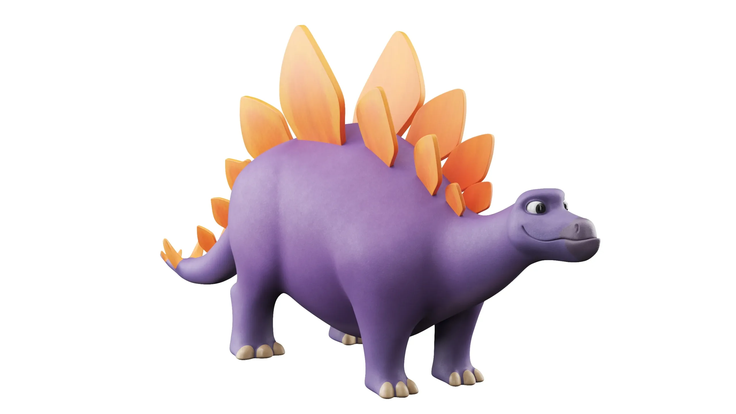 Cartoon Dinosaur Stegasourus