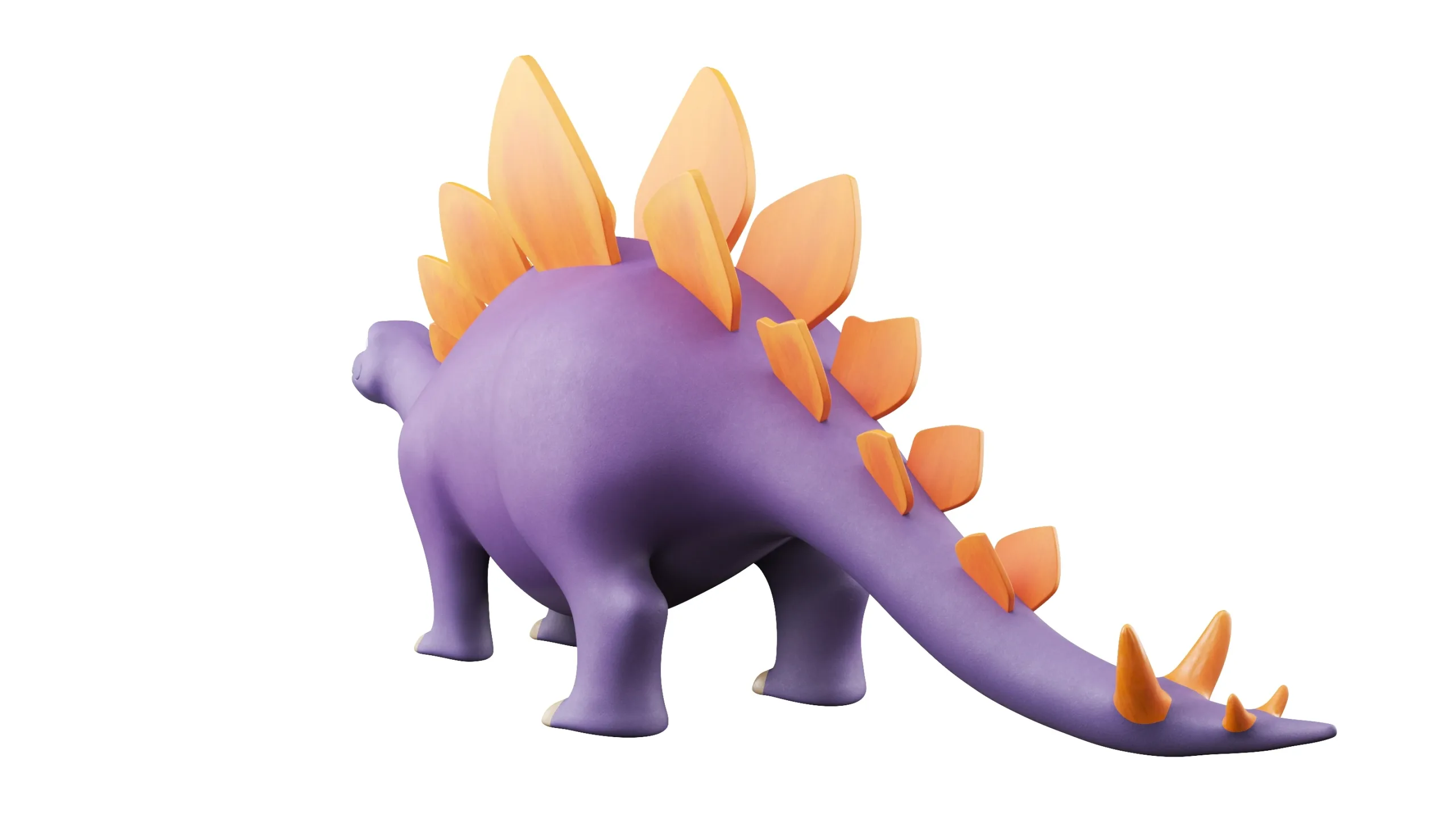 Cartoon Dinosaur Stegasourus