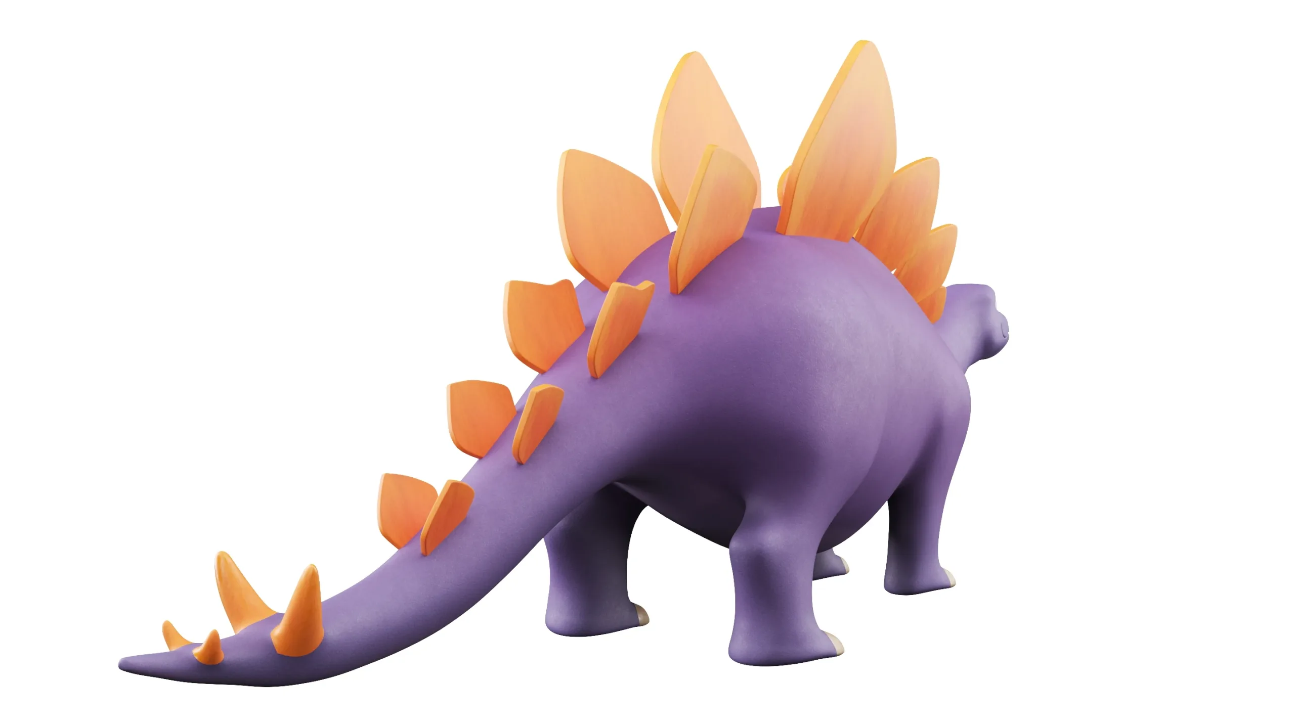 Cartoon Dinosaur Stegasourus
