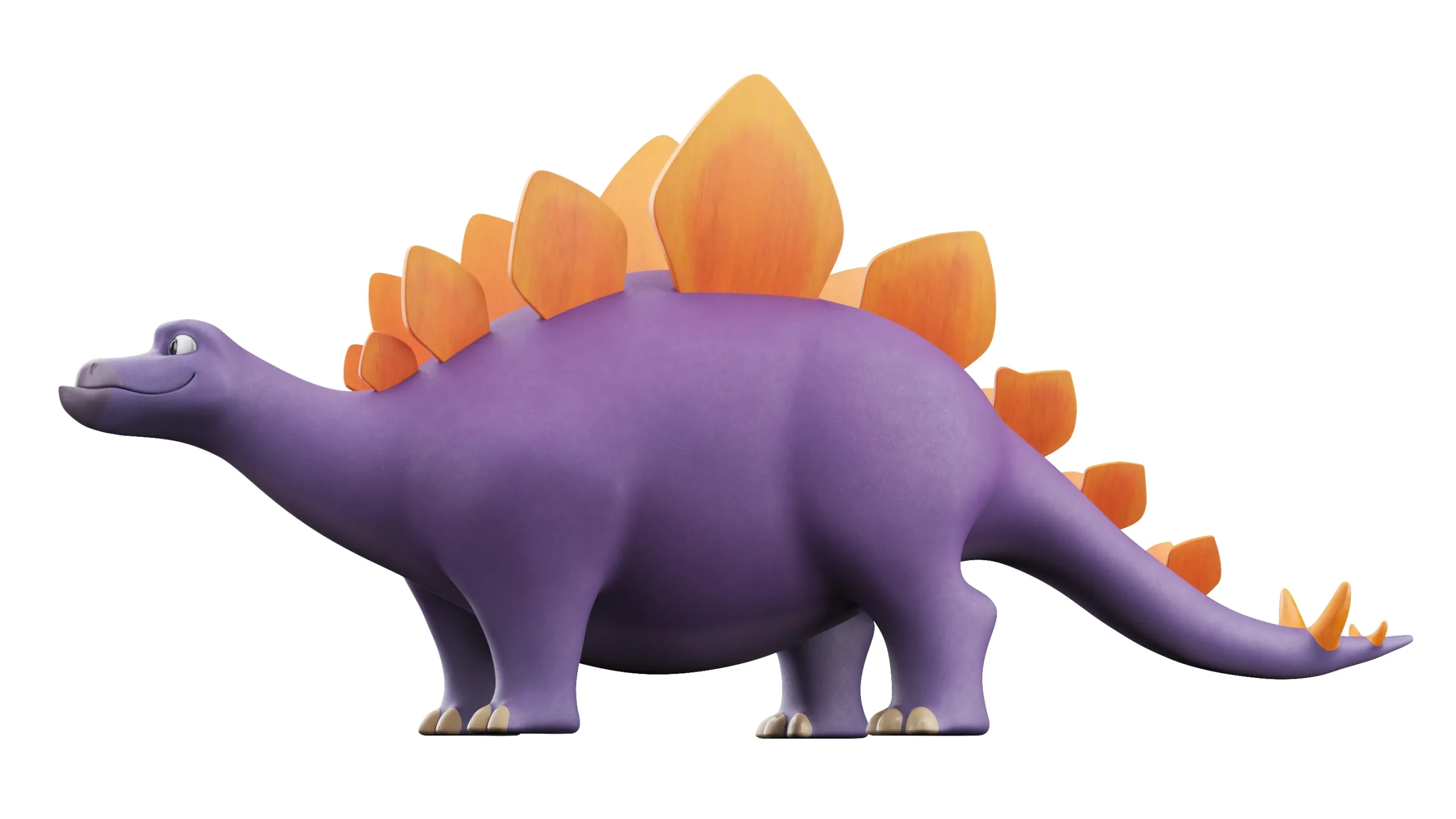Cartoon Dinosaur Stegasourus