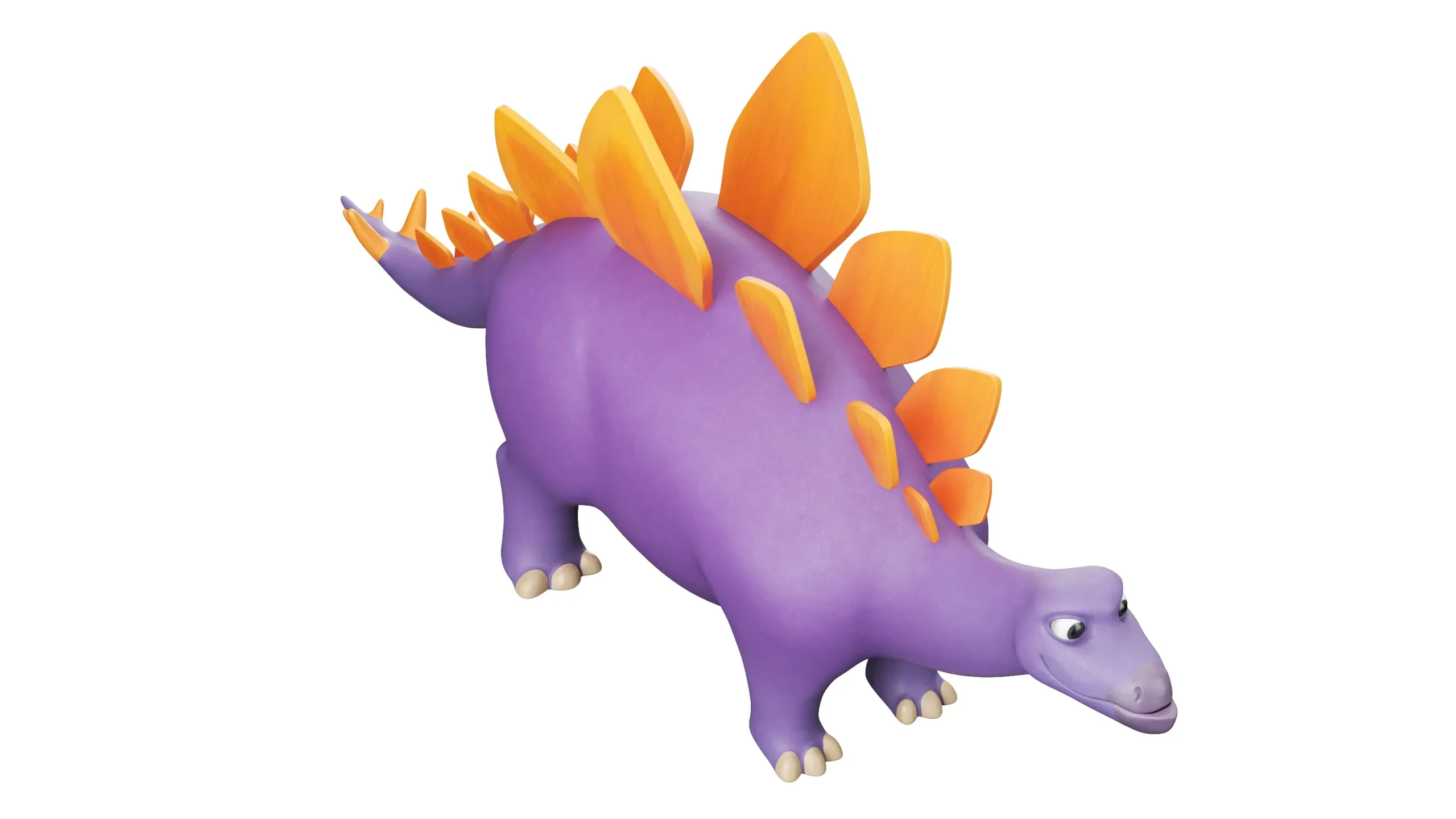 Cartoon Dinosaur Stegasourus