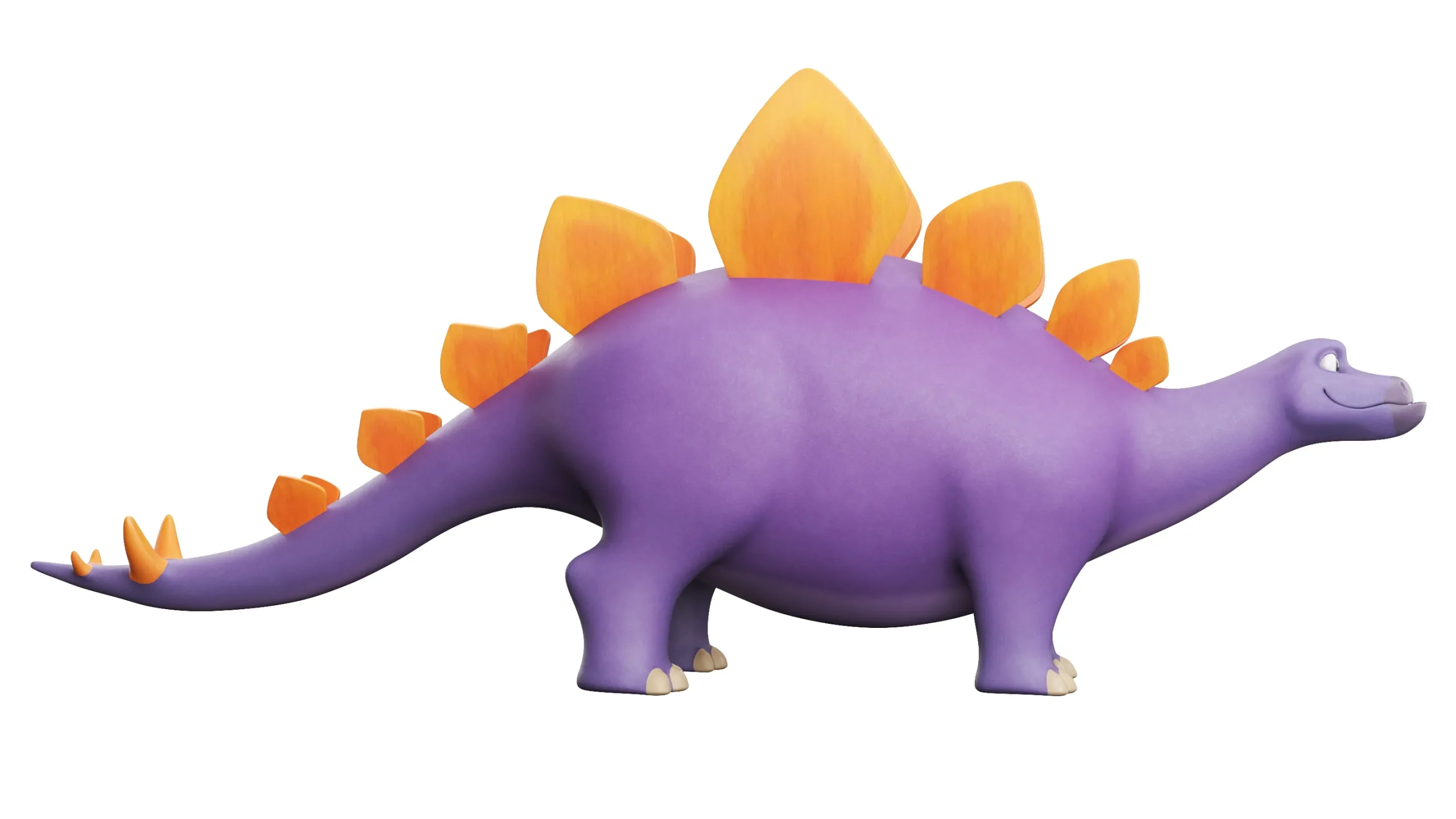 Cartoon Dinosaur Stegasourus