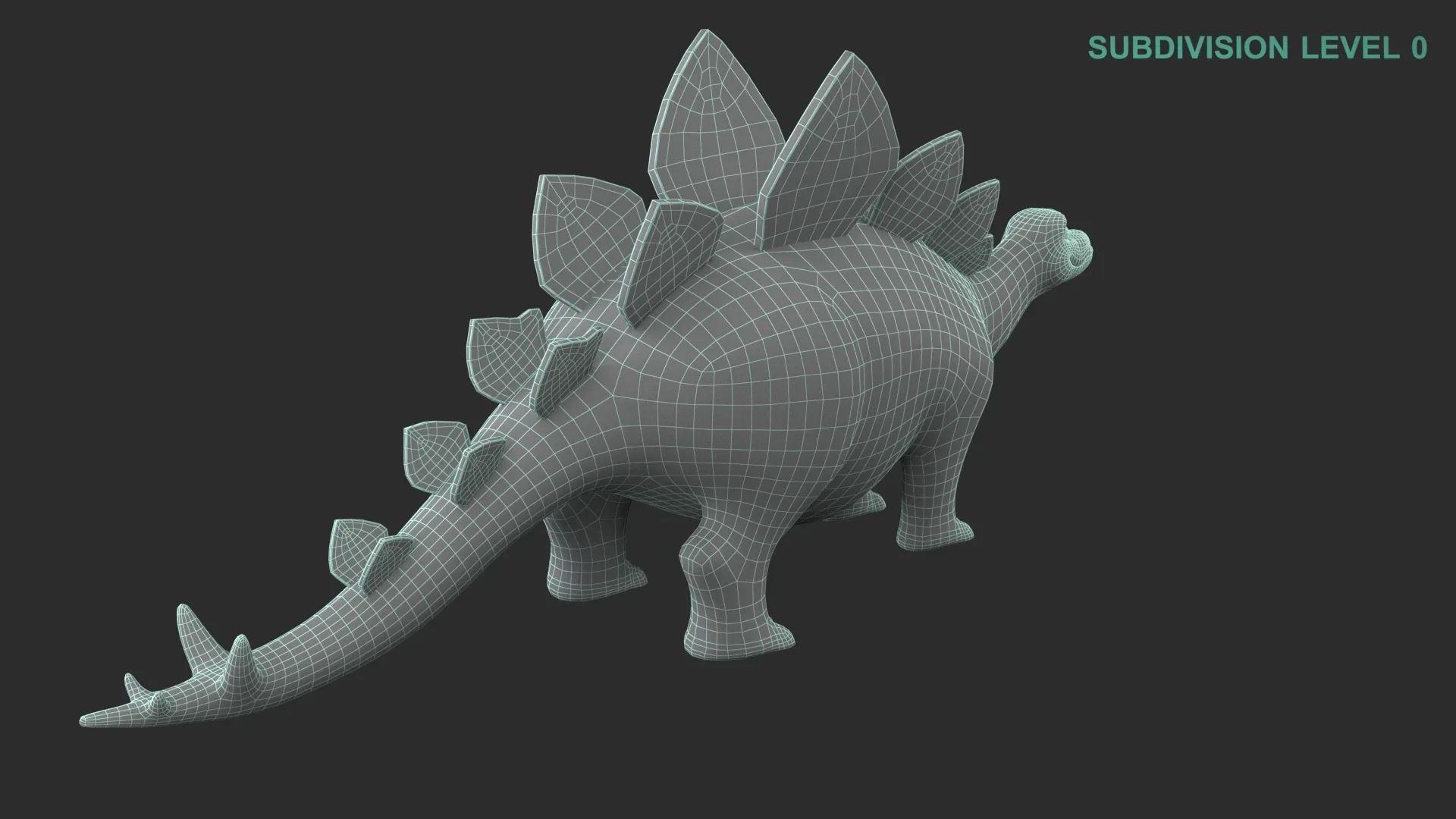 Cartoon Dinosaur Stegasourus