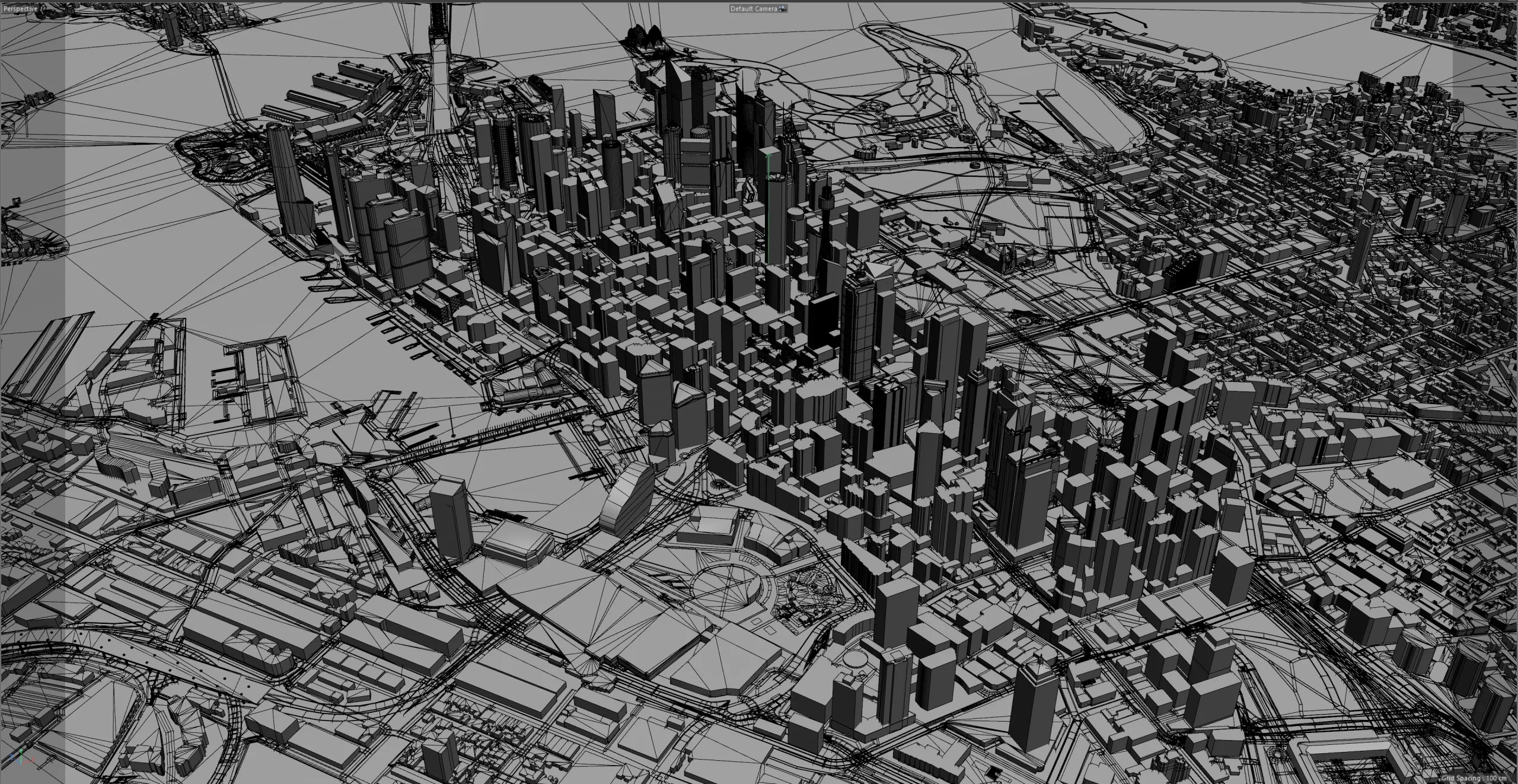 Sydney City Australia 3D Model 120km