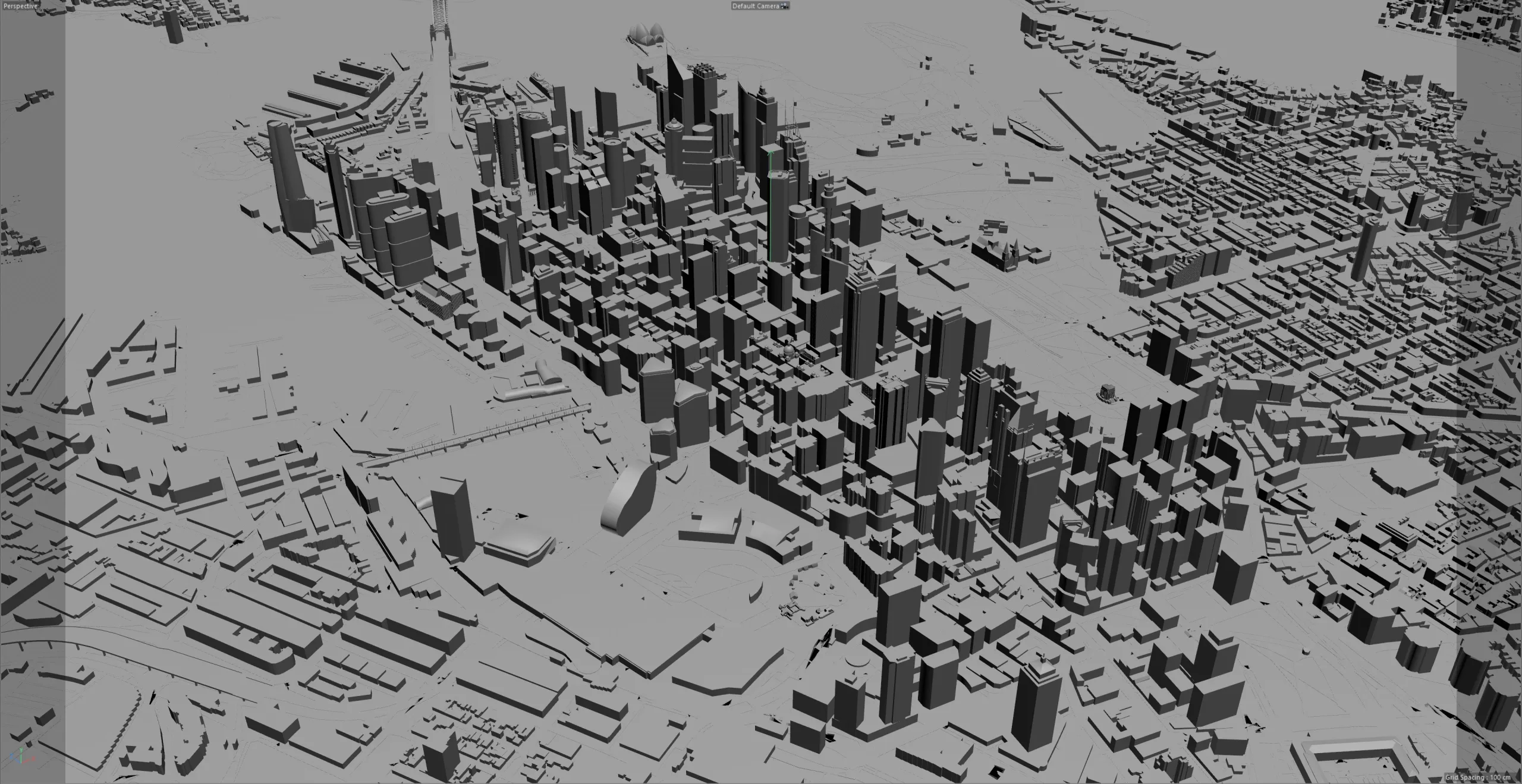 Sydney City Australia 3D Model 120km