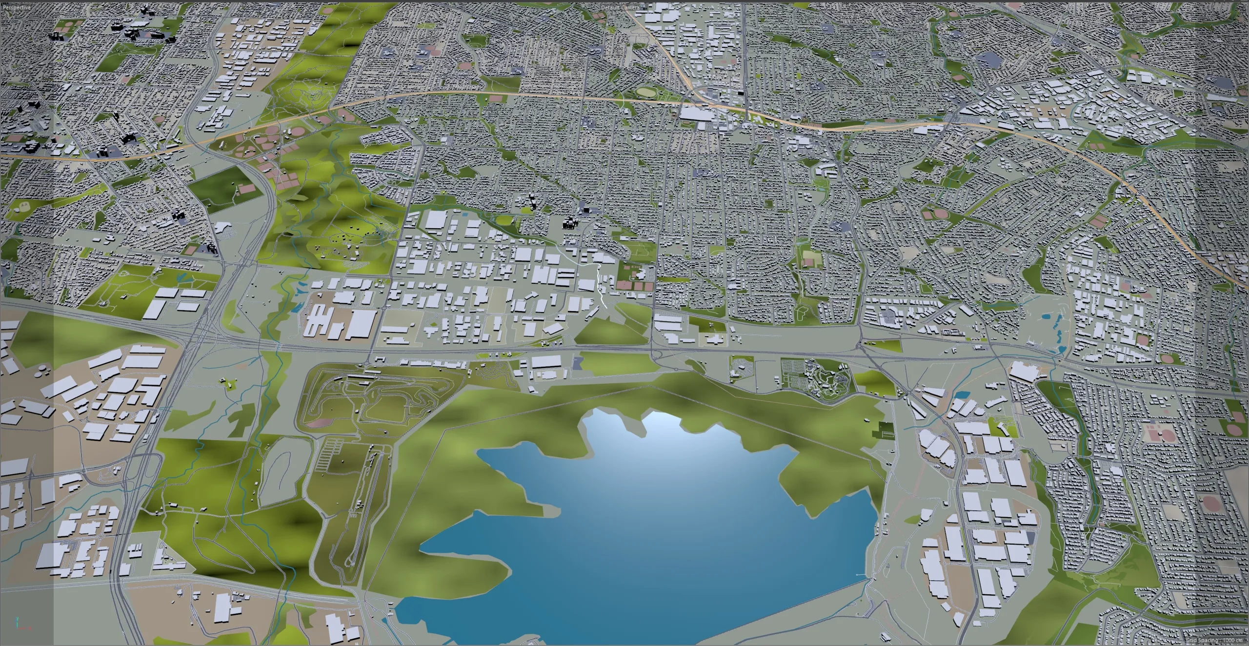 Sydney City Australia 3D Model 120km