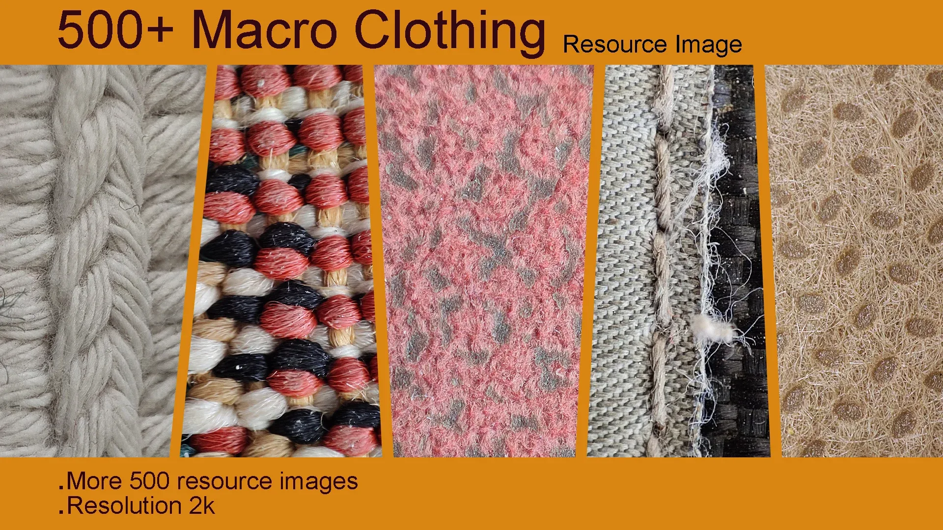 500+ Macro Clothing