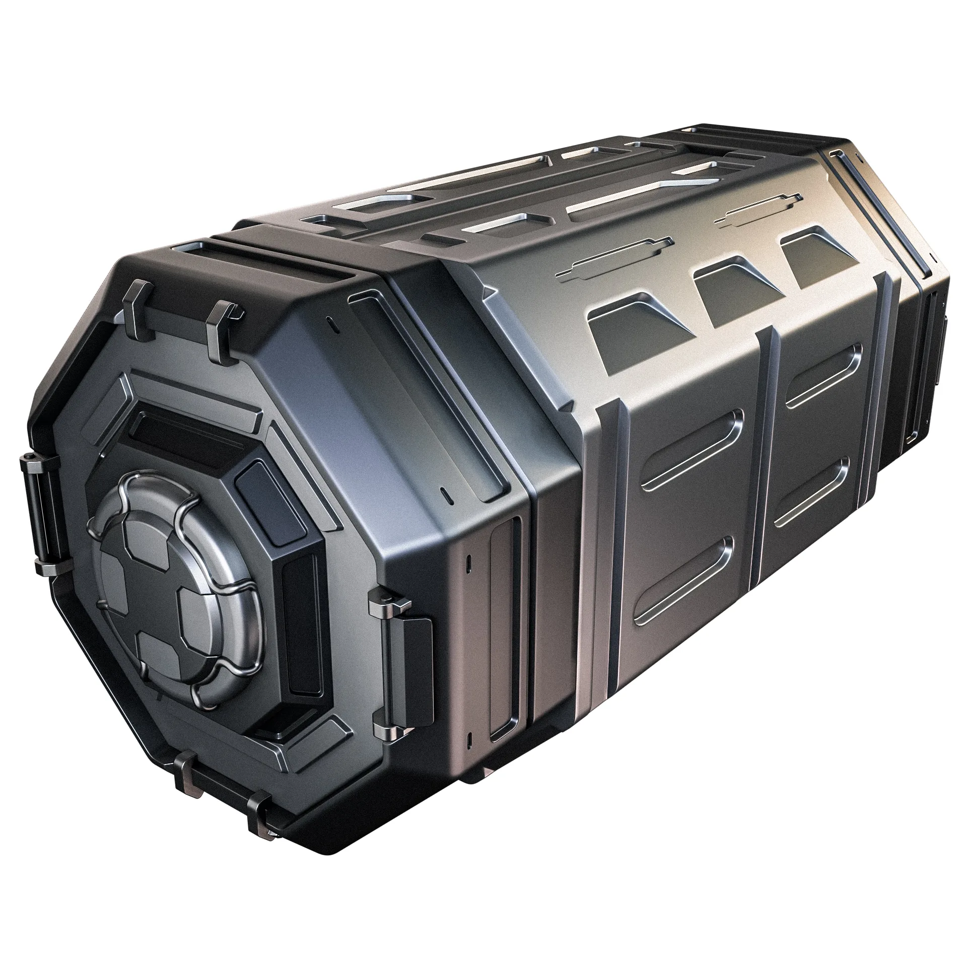 Sci-fi Industrial HighPoly Container