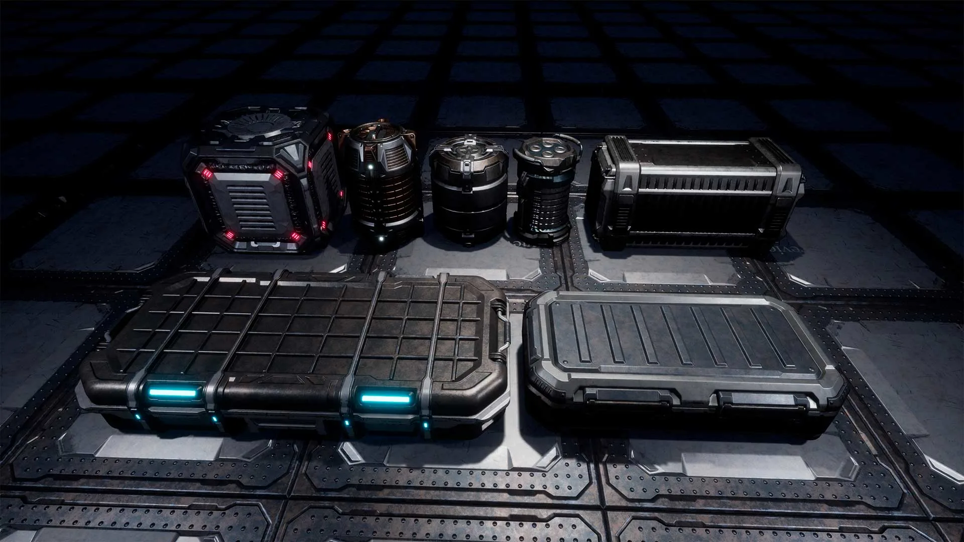 Sci-fi Cargo Container