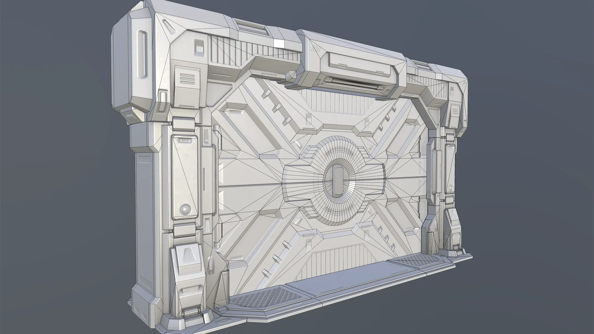 Sci-fi Industrial Door Game