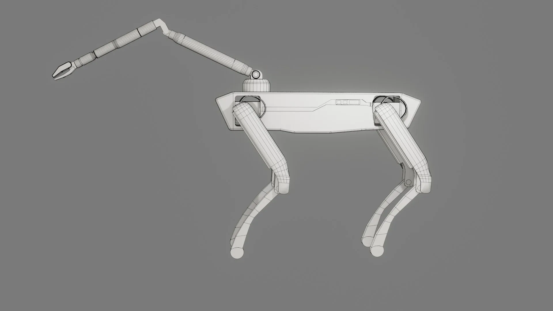 Boston Dynamics Dog with Arm - Low Poly PBR- Game Ready