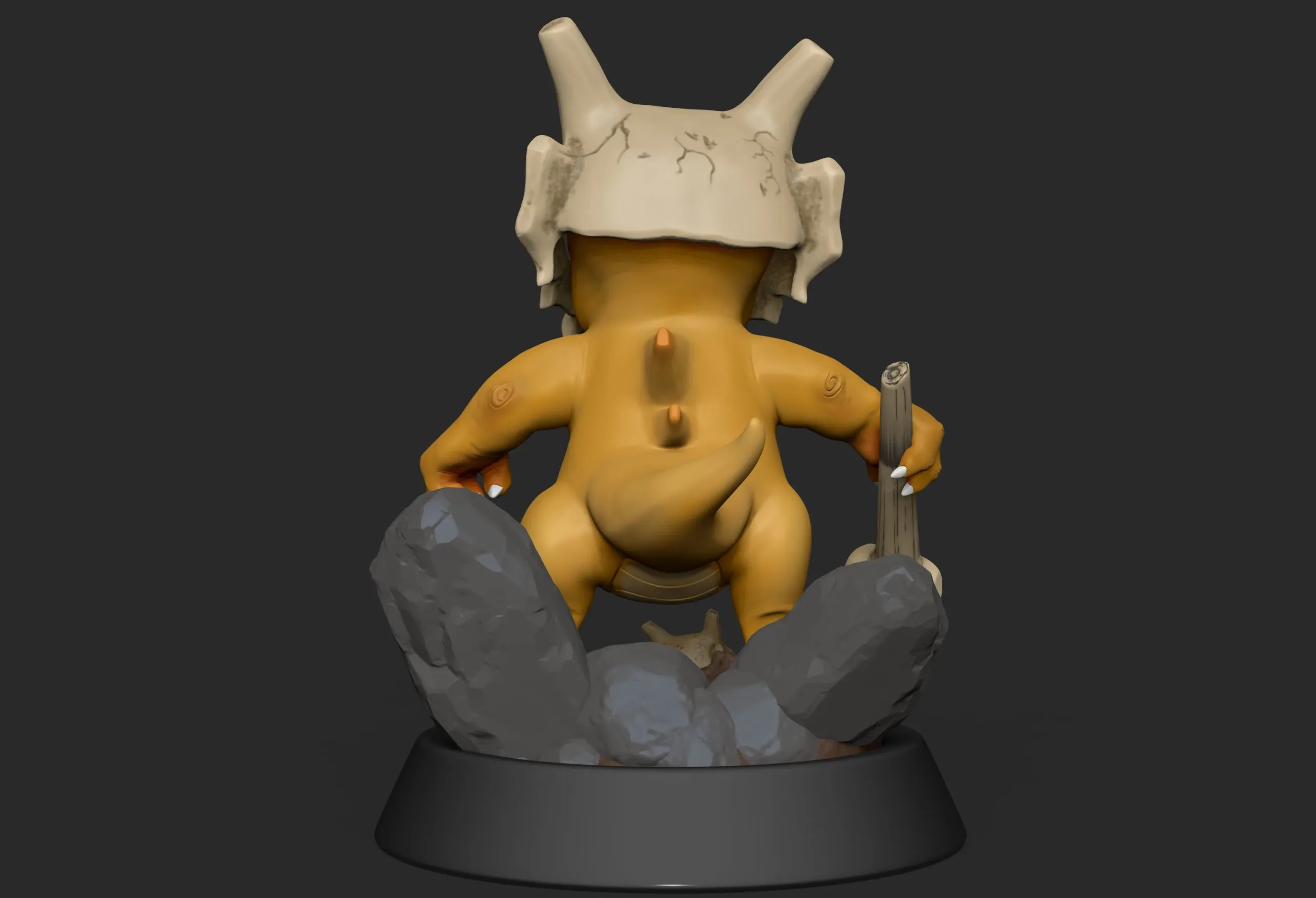 Pokemon Cubone 3D print STL