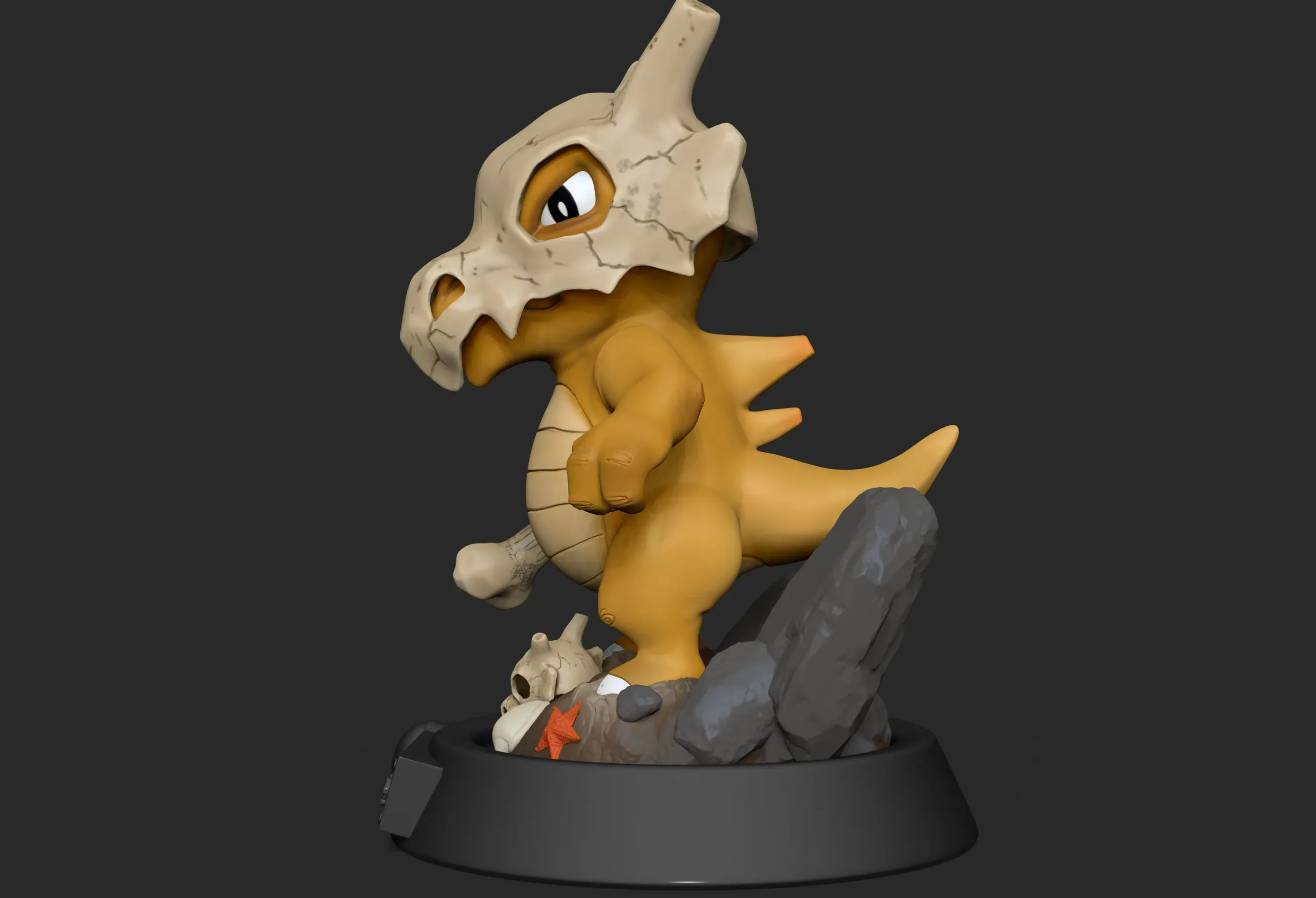 Pokemon Cubone 3D print STL