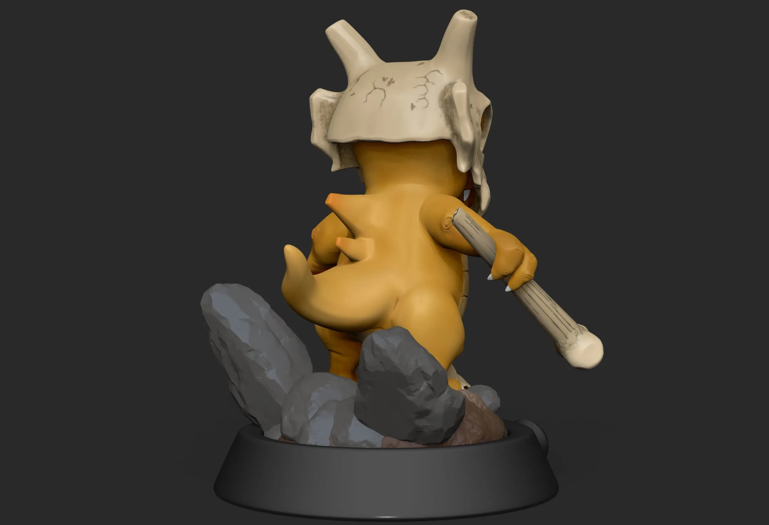 Pokemon Cubone 3D print STL