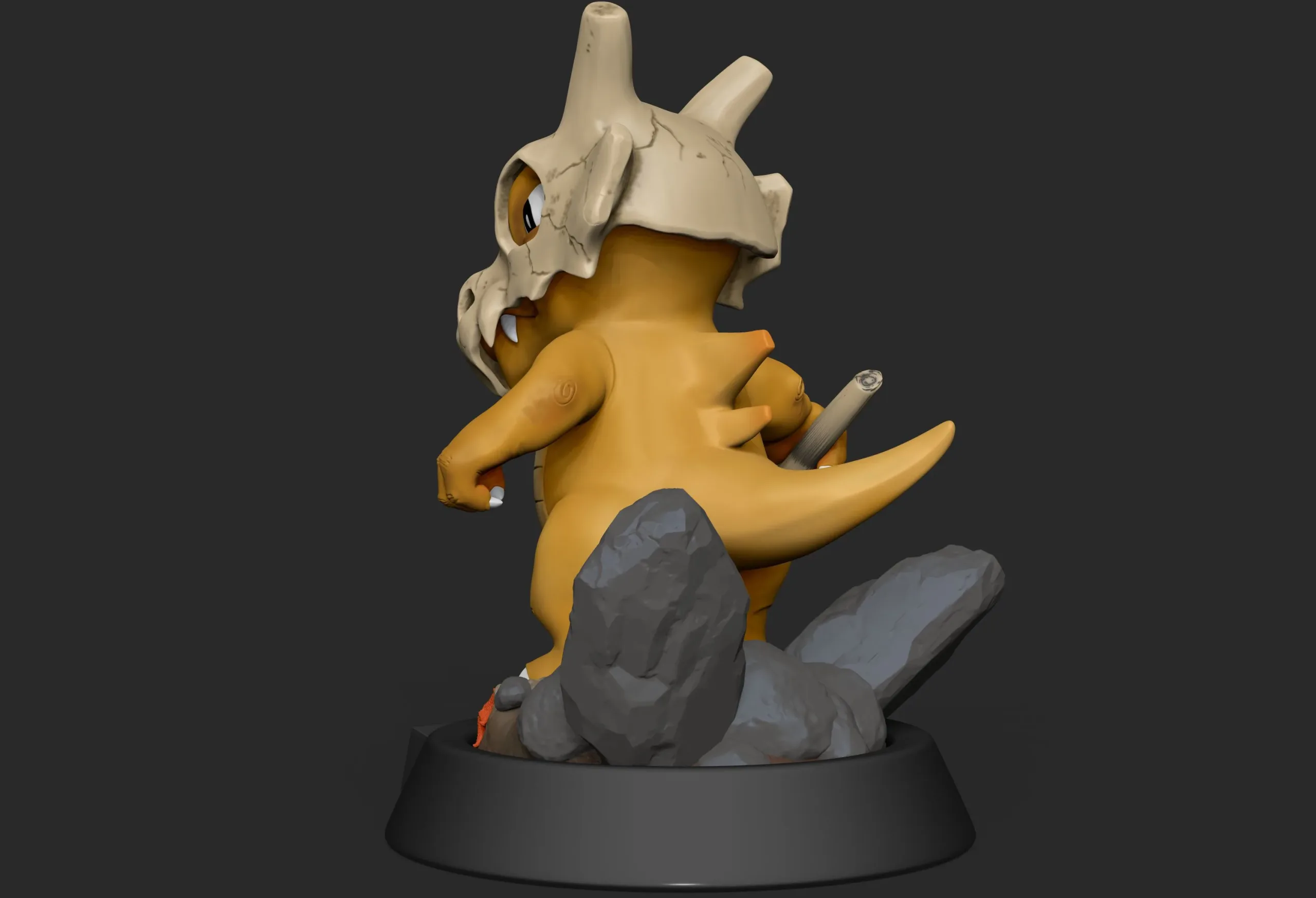 Pokemon Cubone 3D print STL