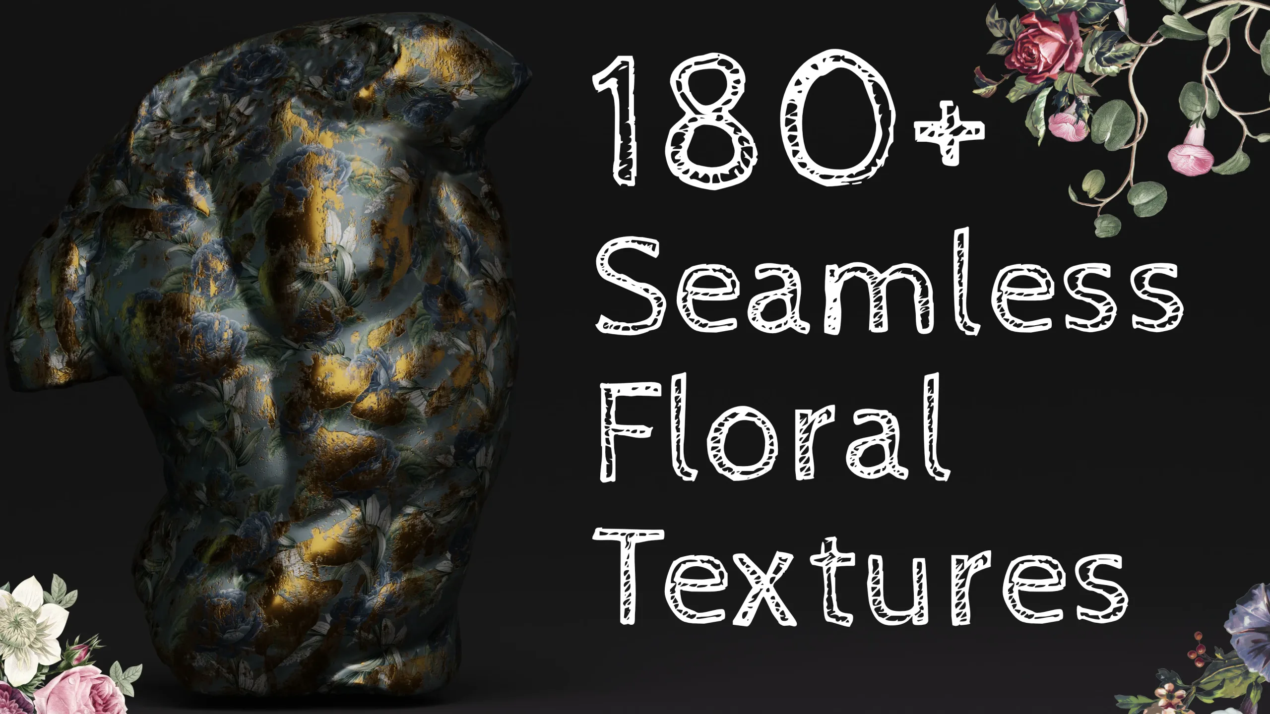 180+ 4K Seamless Floral and Botanical Textures