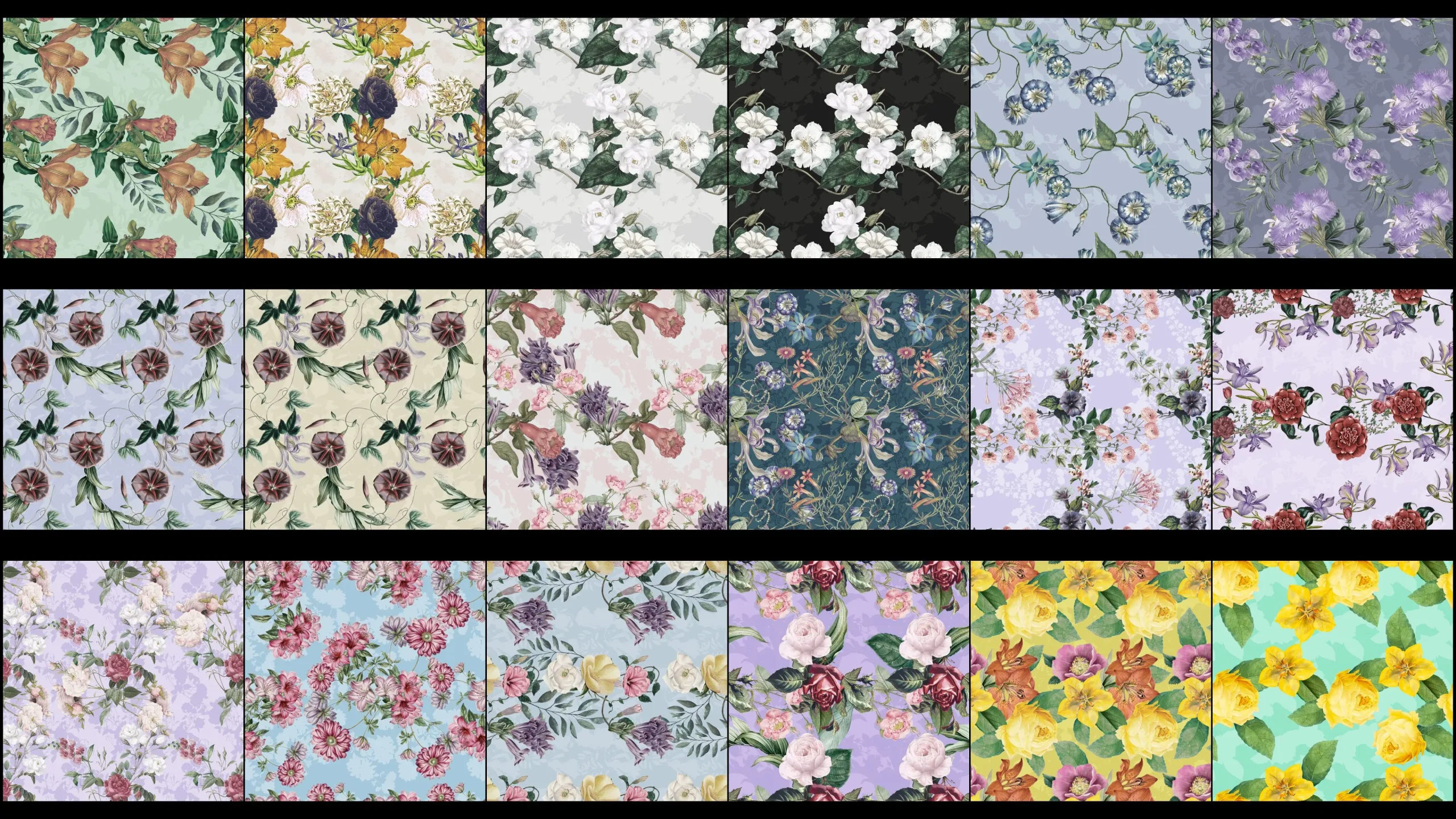 180+ 4K Seamless Floral and Botanical Textures