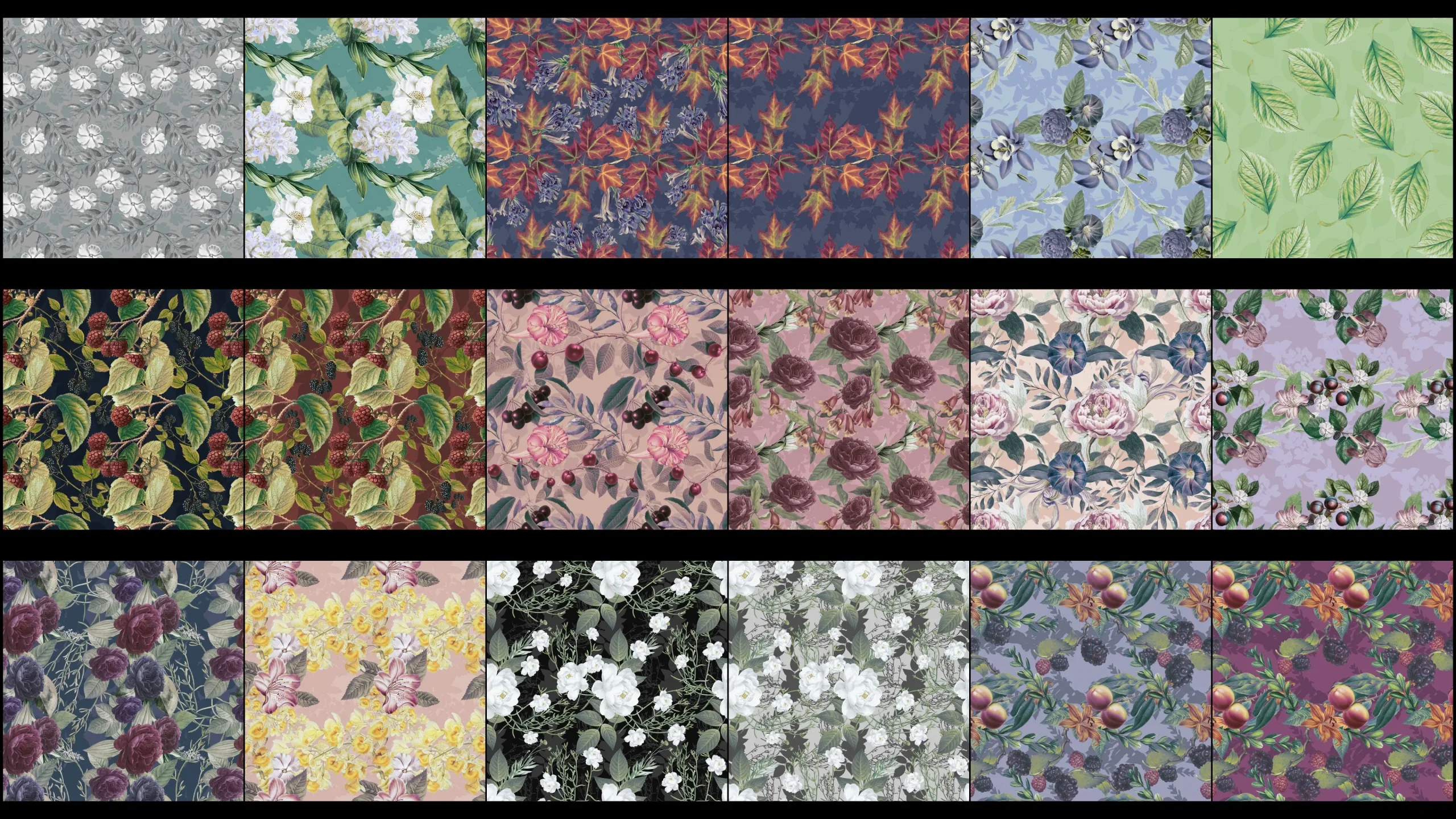 180+ 4K Seamless Floral and Botanical Textures