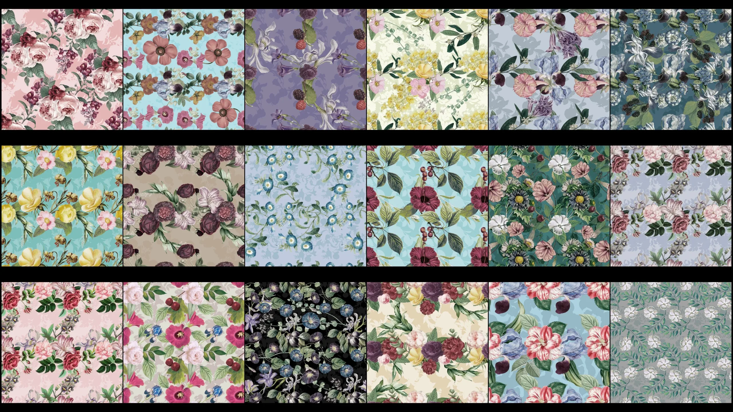 180+ 4K Seamless Floral and Botanical Textures