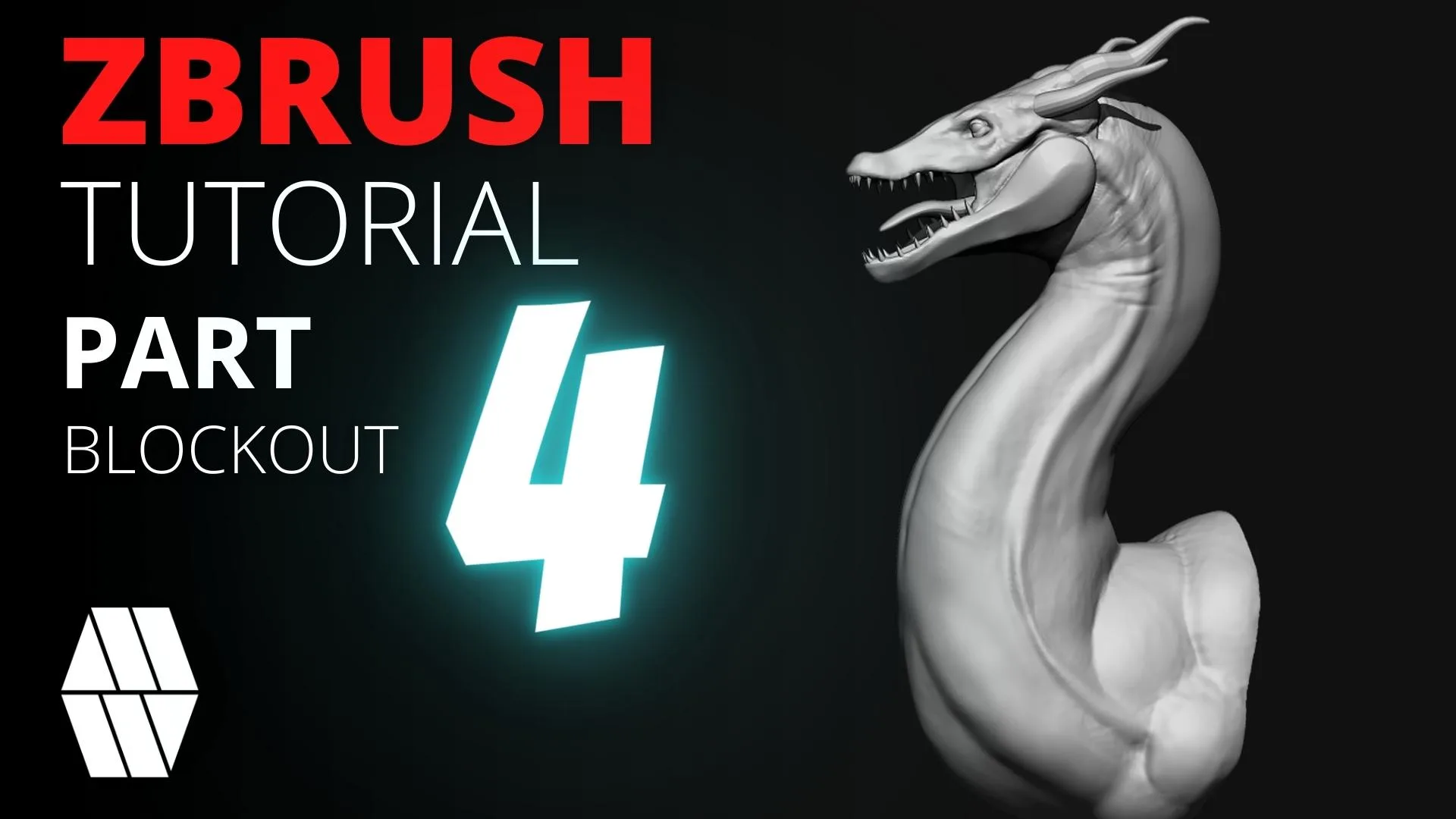 ZBrush to Photoshop - Dragon Bust Tutorial - BUNDLE PACK