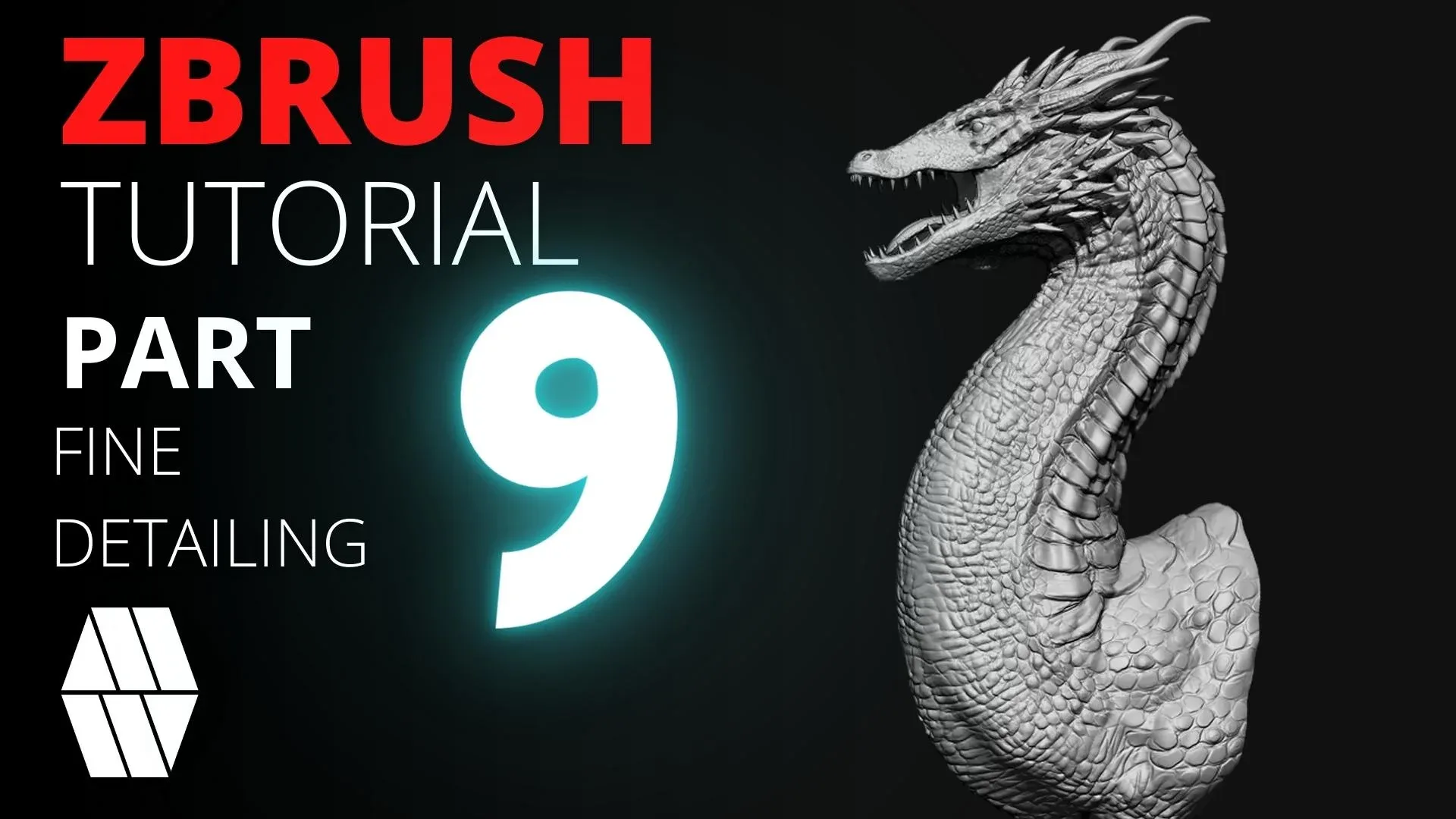 ZBrush to Photoshop - Dragon Bust Tutorial - BUNDLE PACK