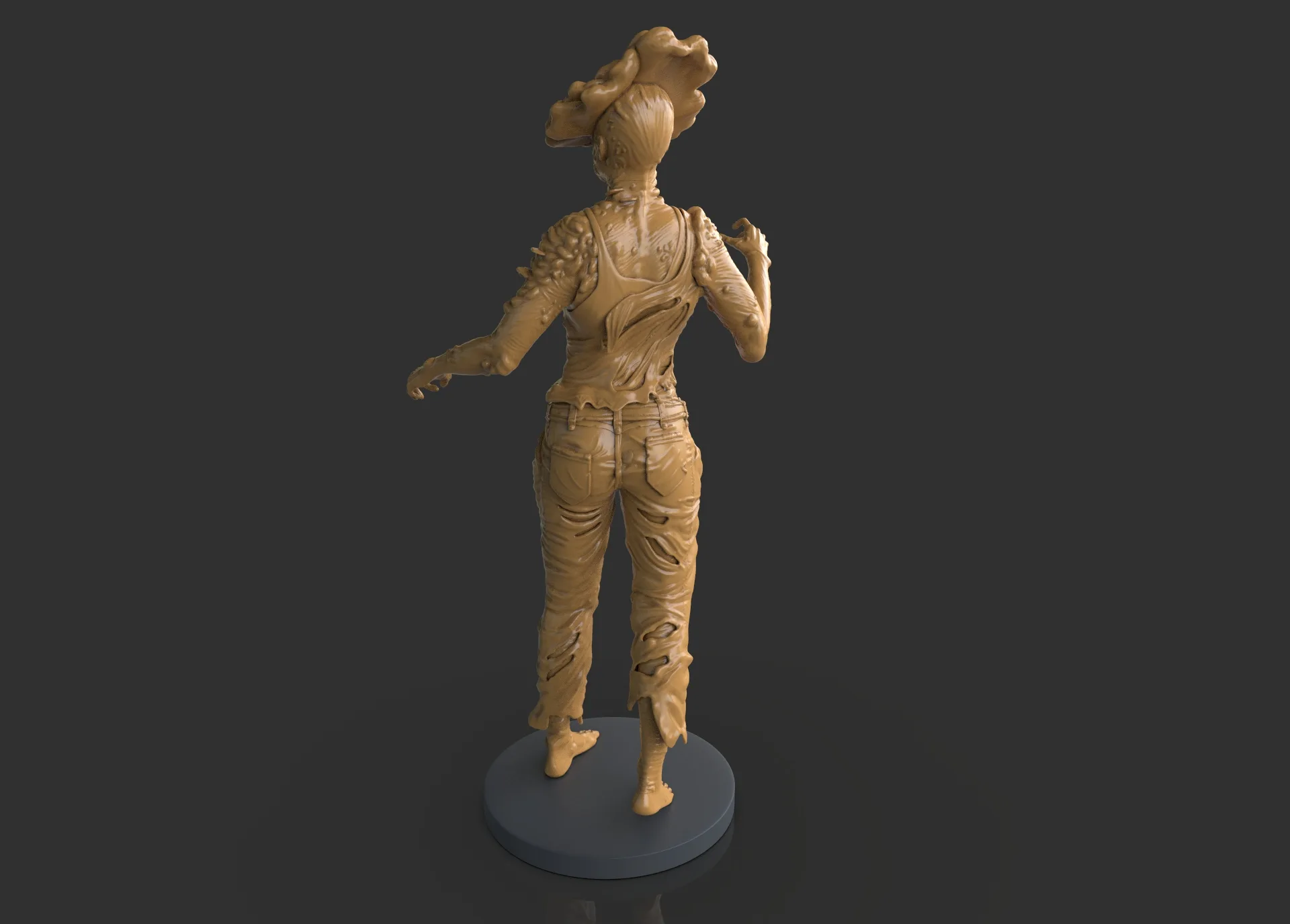 Female Clicker Sculpture