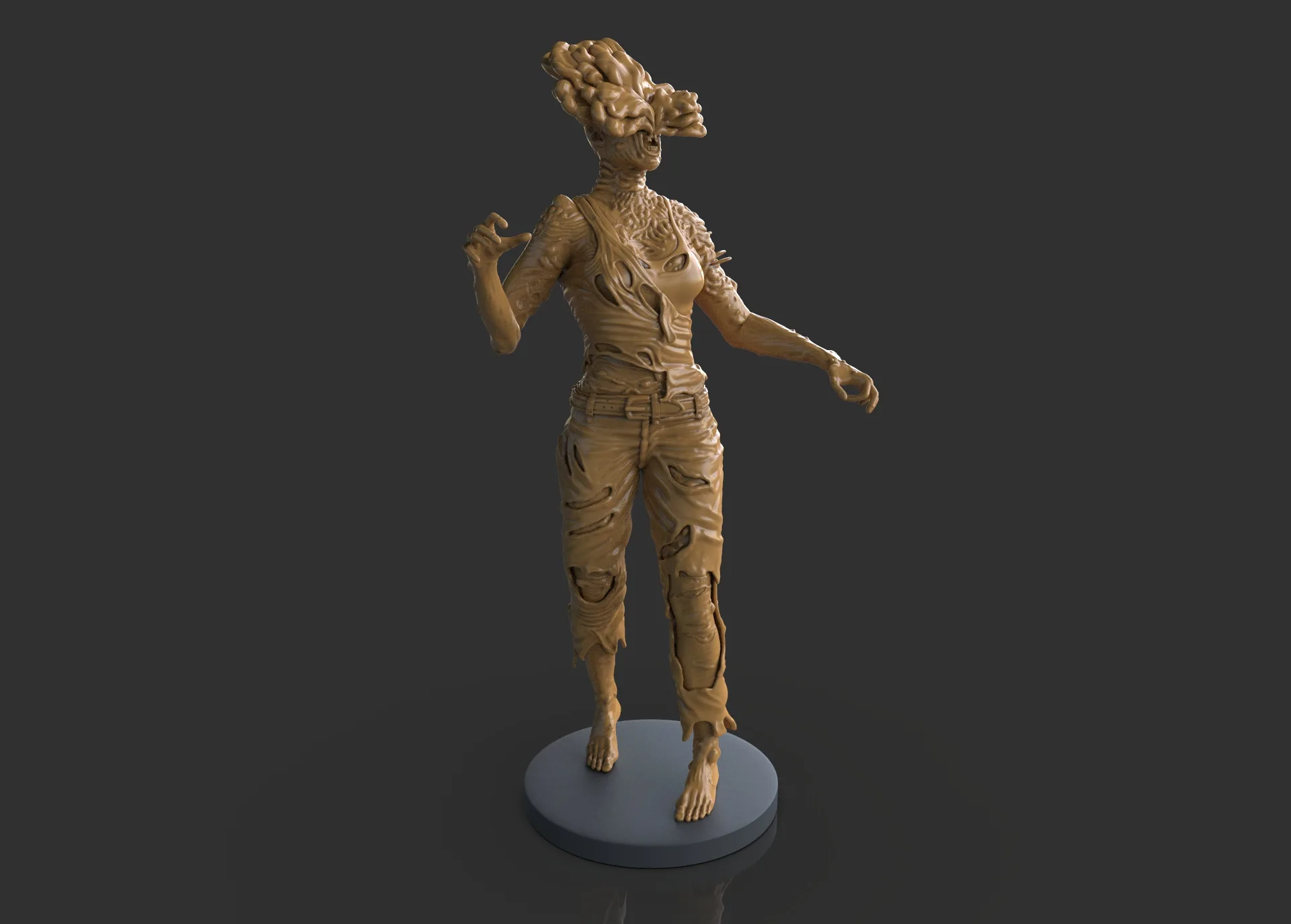 Female Clicker Sculpture