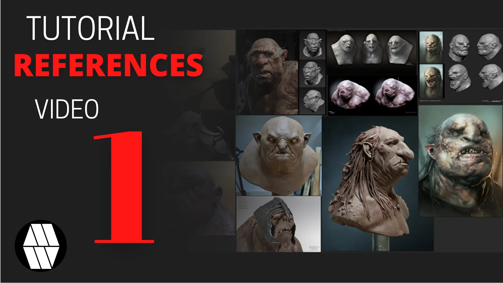 ZBrush to Photoshop - Troll Bust Tutorial - BUNDLE PACK