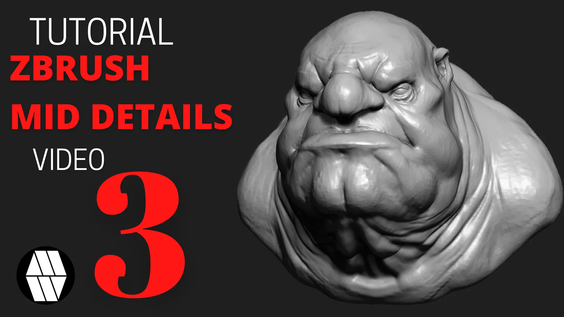 ZBrush to Photoshop - Troll Bust Tutorial - BUNDLE PACK