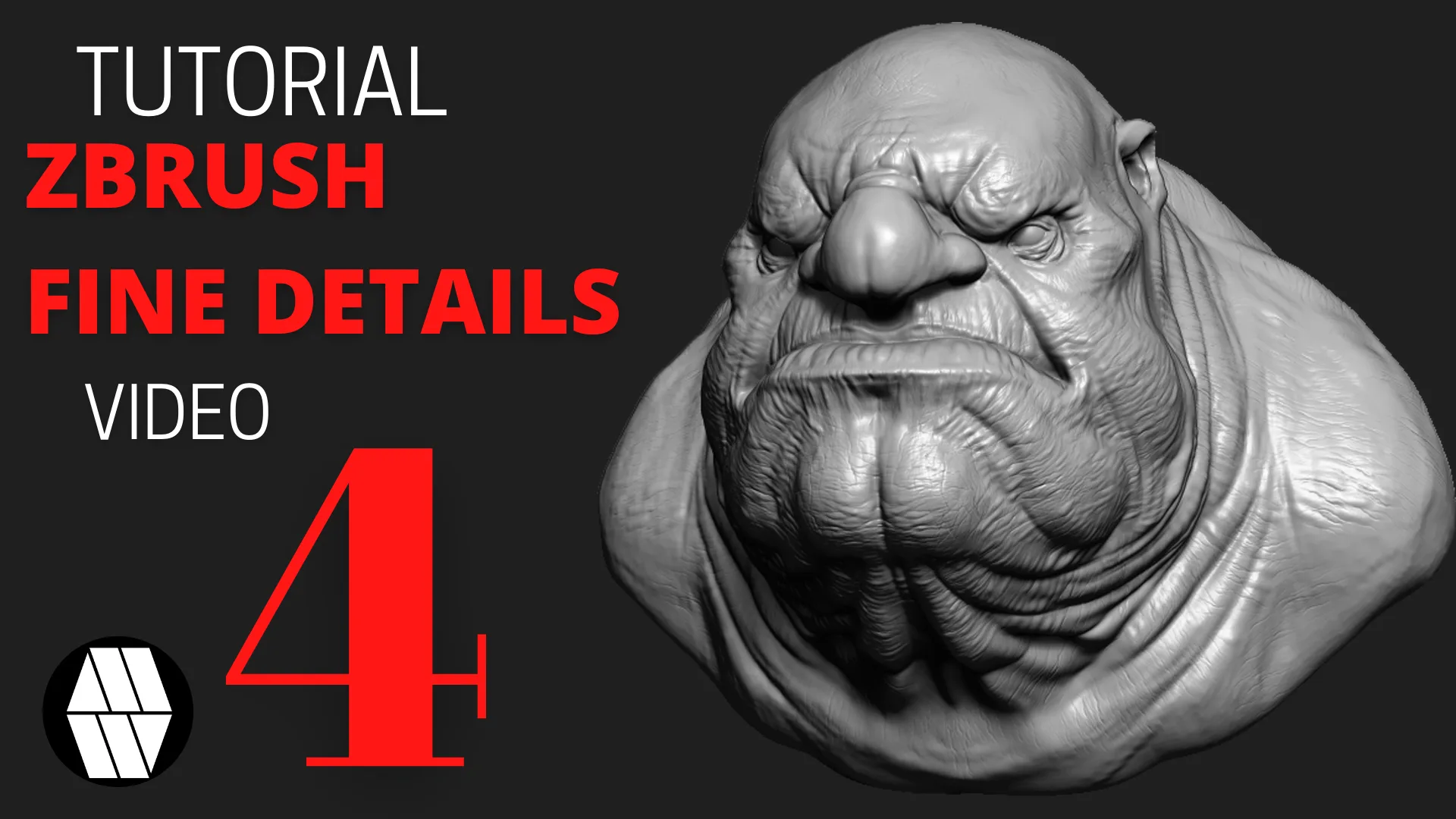 ZBrush to Photoshop - Troll Bust Tutorial - BUNDLE PACK