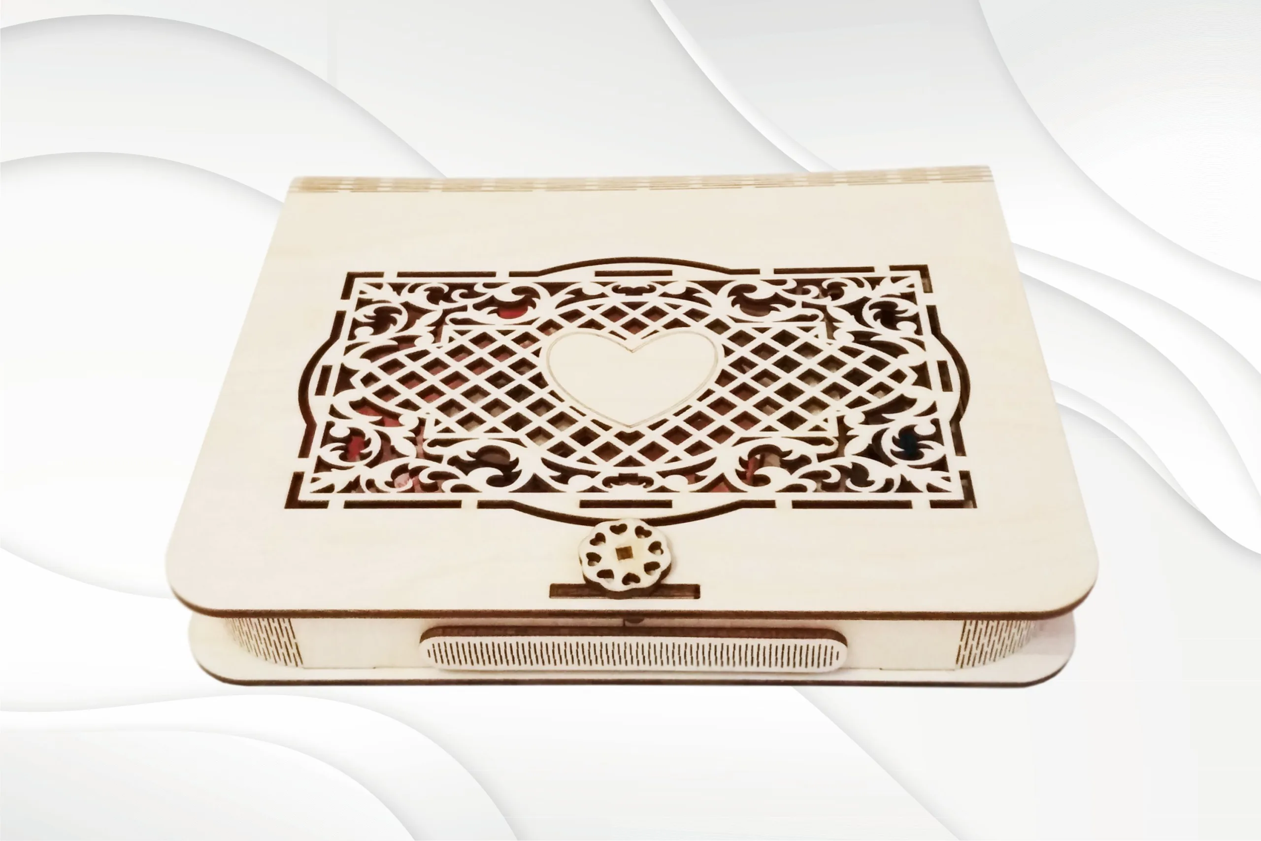 Wedding box laser cut design. Drawing Cutting laser. laser cutting, laser svg.