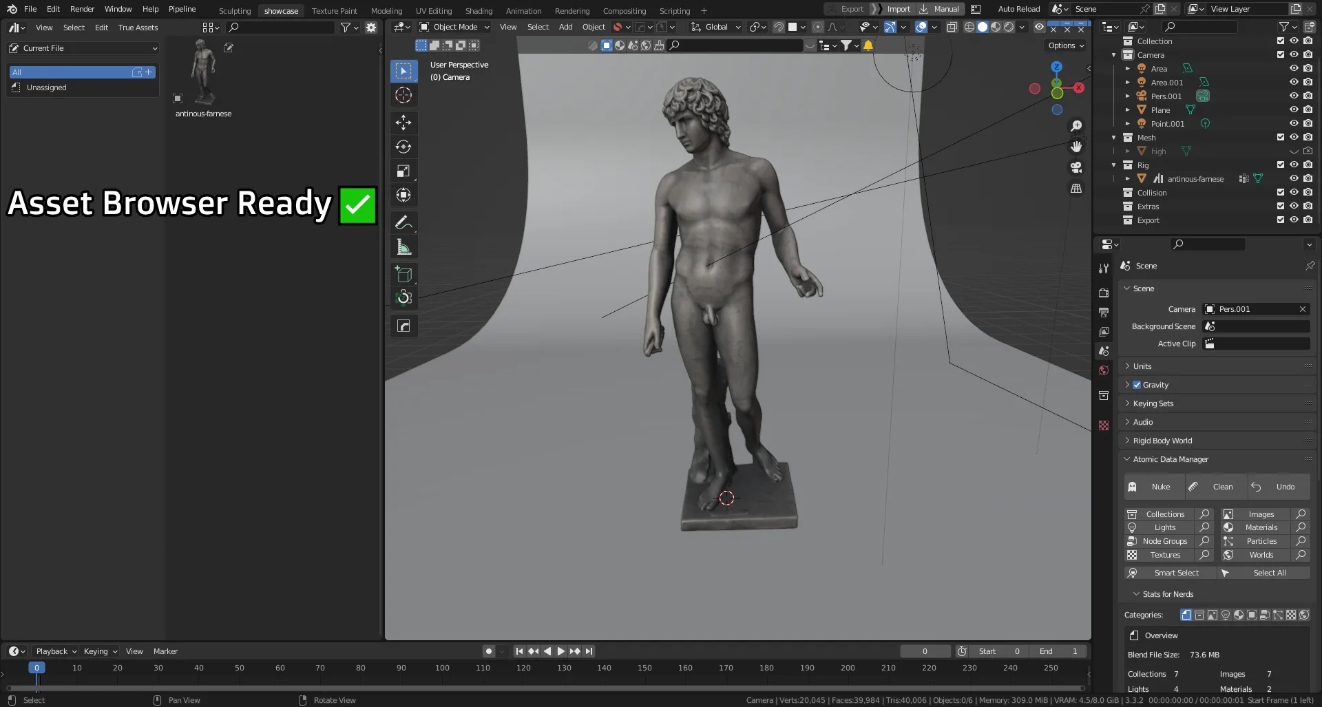 160+ Scaned Famous Statues in Rome 3d models Pack Ⅱ