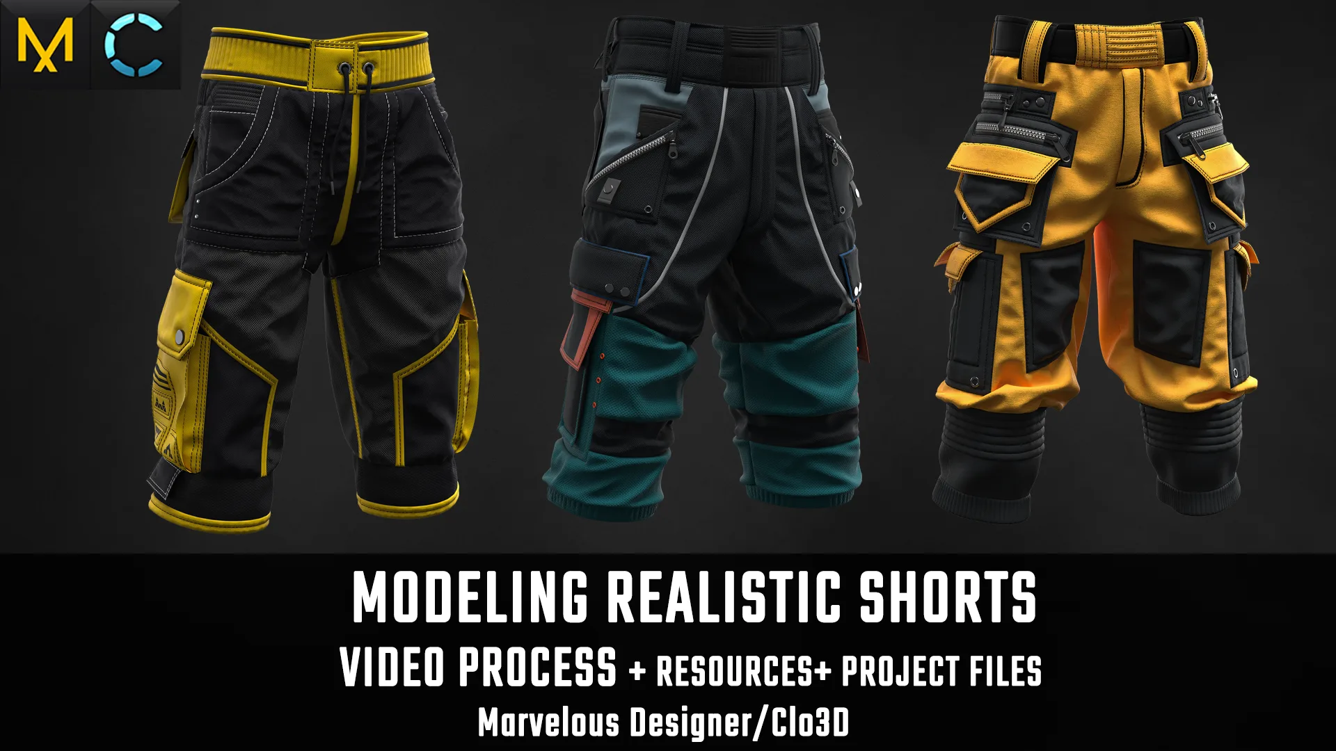 Tutorial MD/Clo3D - Realistic Shorts