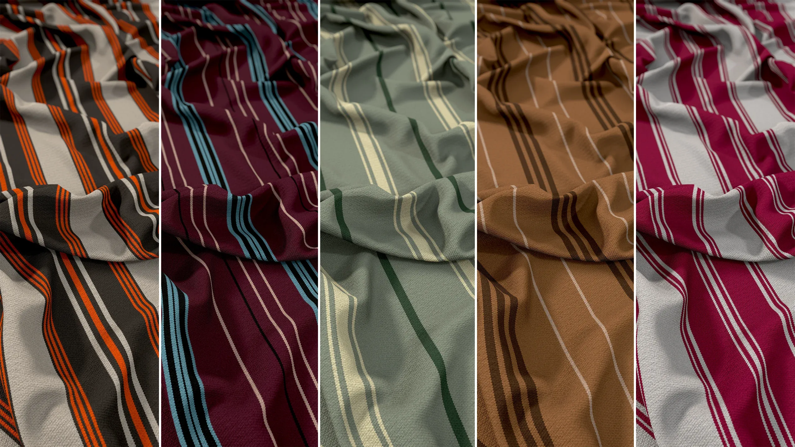 Stripes Fabric Material + 136 Textures (4K) Vol 5