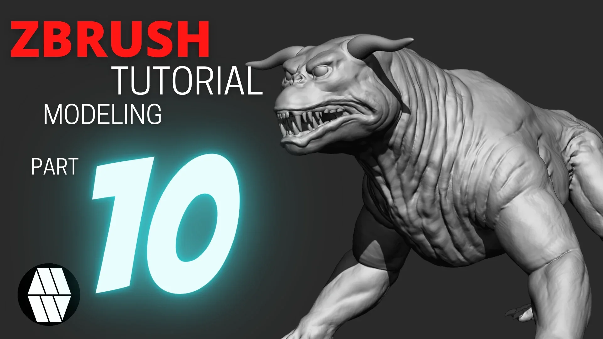 ZBrush to Photoshop - Terror Dog Tutorial - BUNDLE PACK