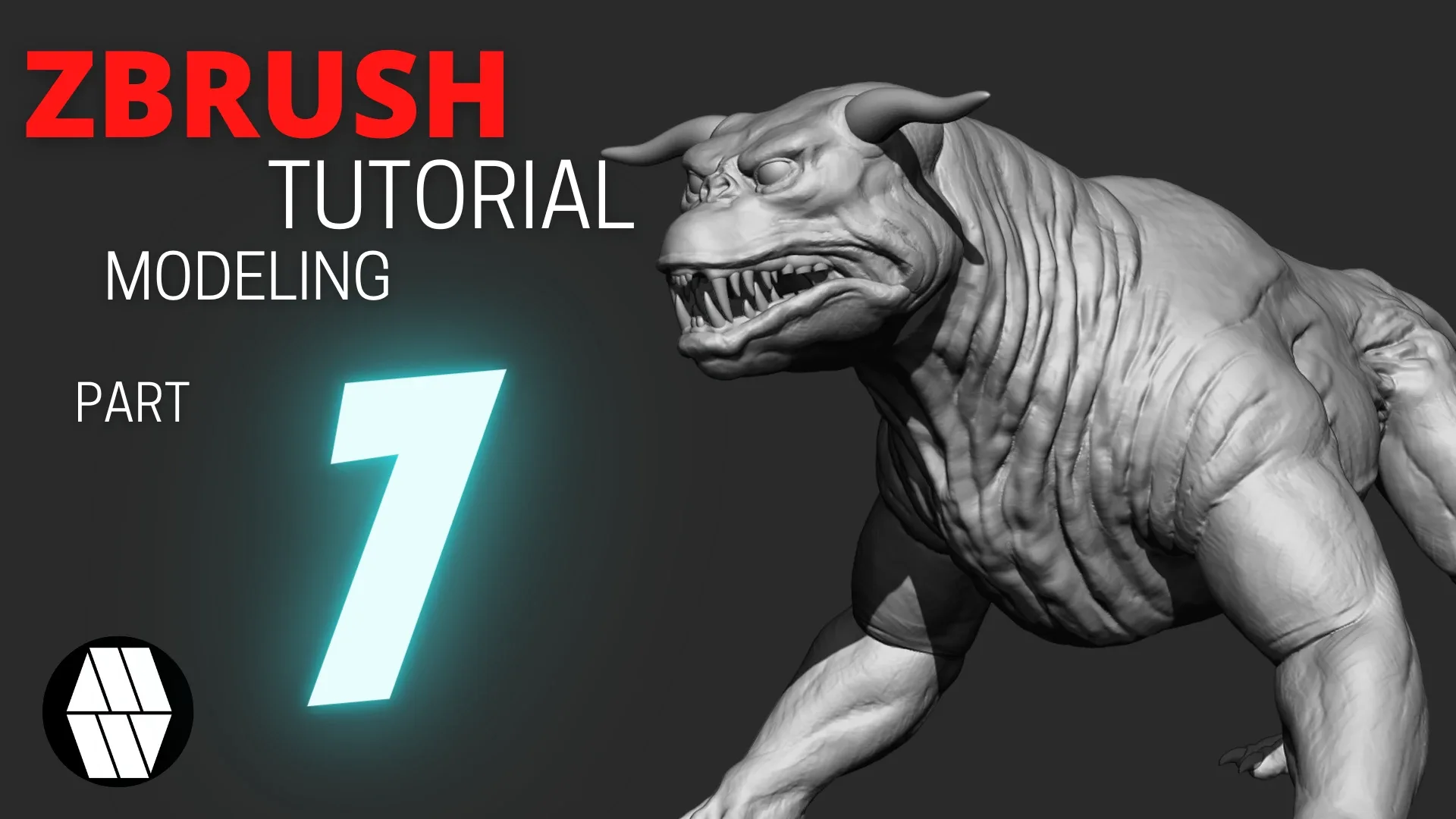 ZBrush to Photoshop - Terror Dog Tutorial - BUNDLE PACK